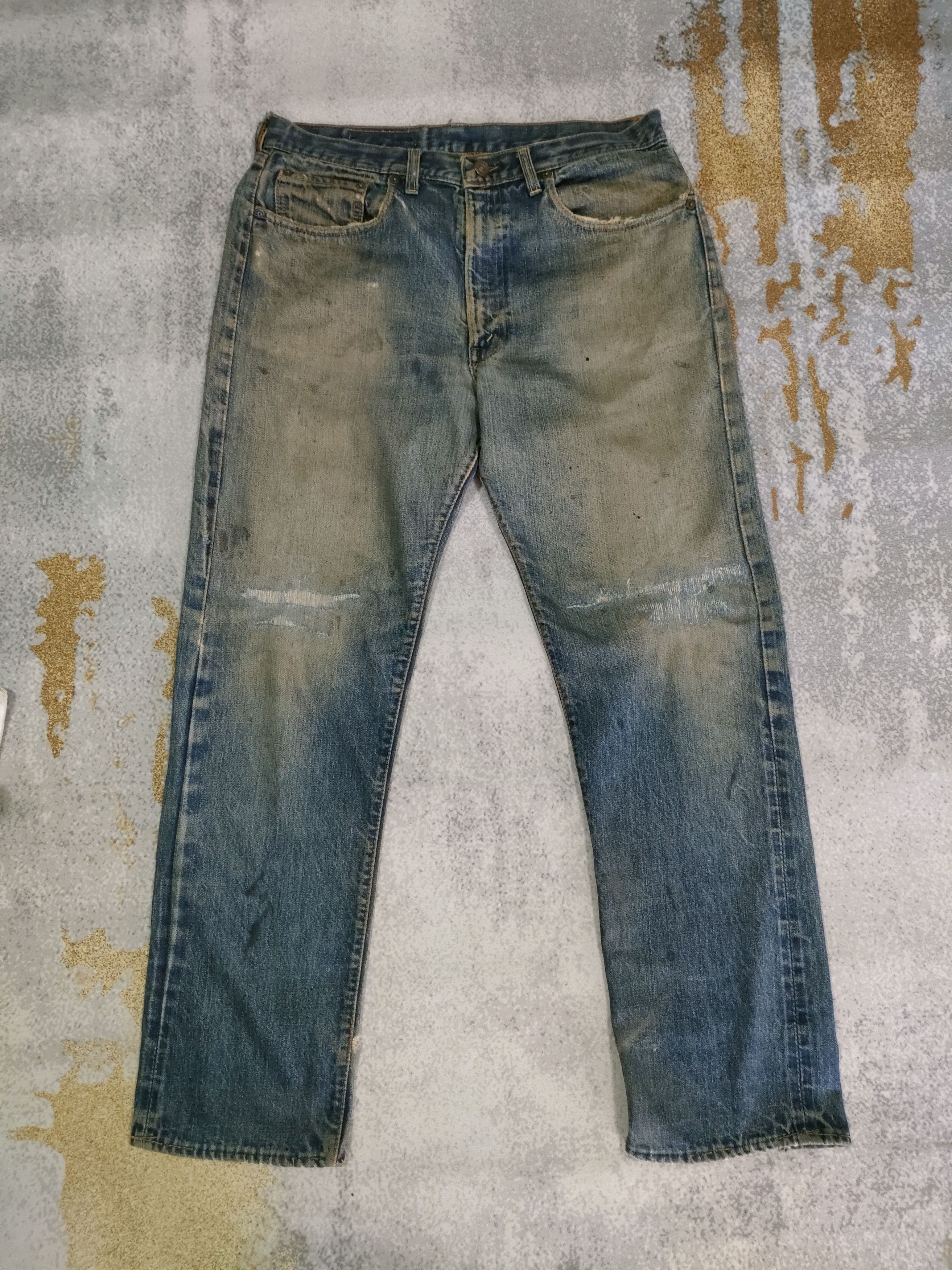 Vintage Distressed Levis 70s Big E