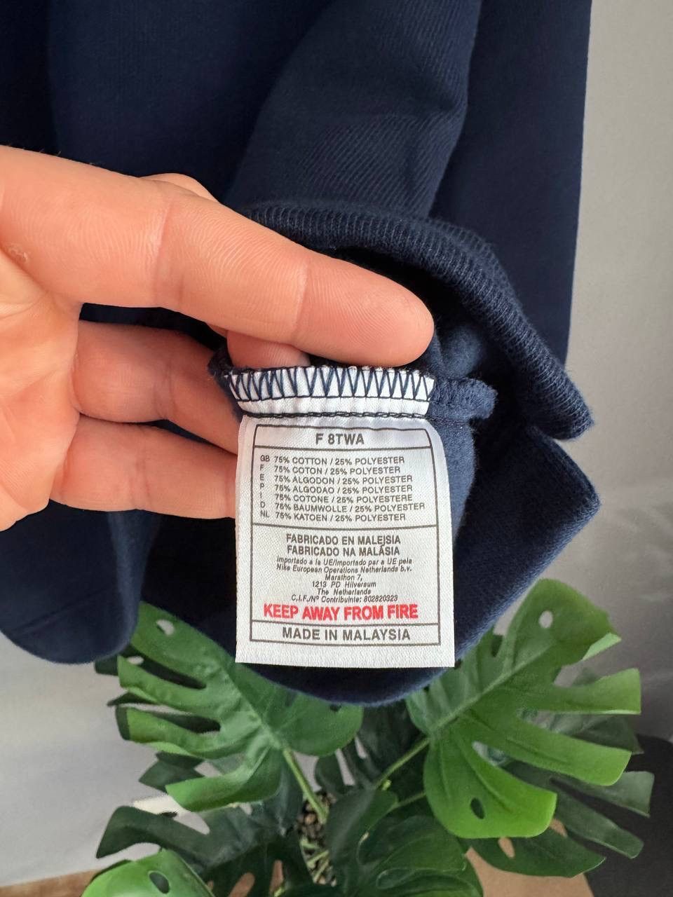 Nike Vintage Nike 90s Y2K Men's Navy 1/4 Zip Fleece Sweater, M Size US M / EU 48-50 / 2 - 12 Thumbnail