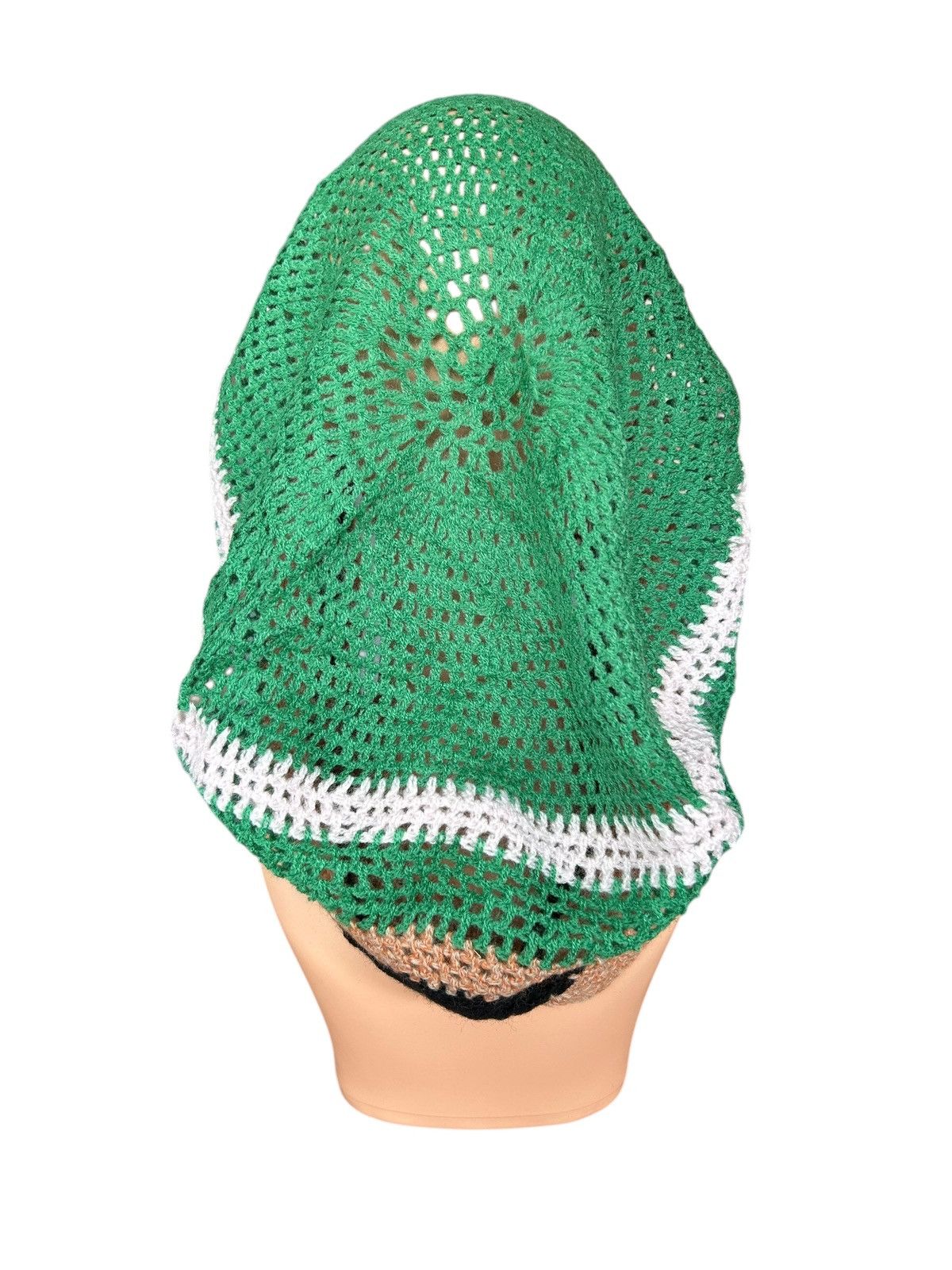 Japanese Brand × Kapital × Vintage Crochet Knitted Handmade Rare Big Beanie Hats Size ONE SIZE - 5 Thumbnail