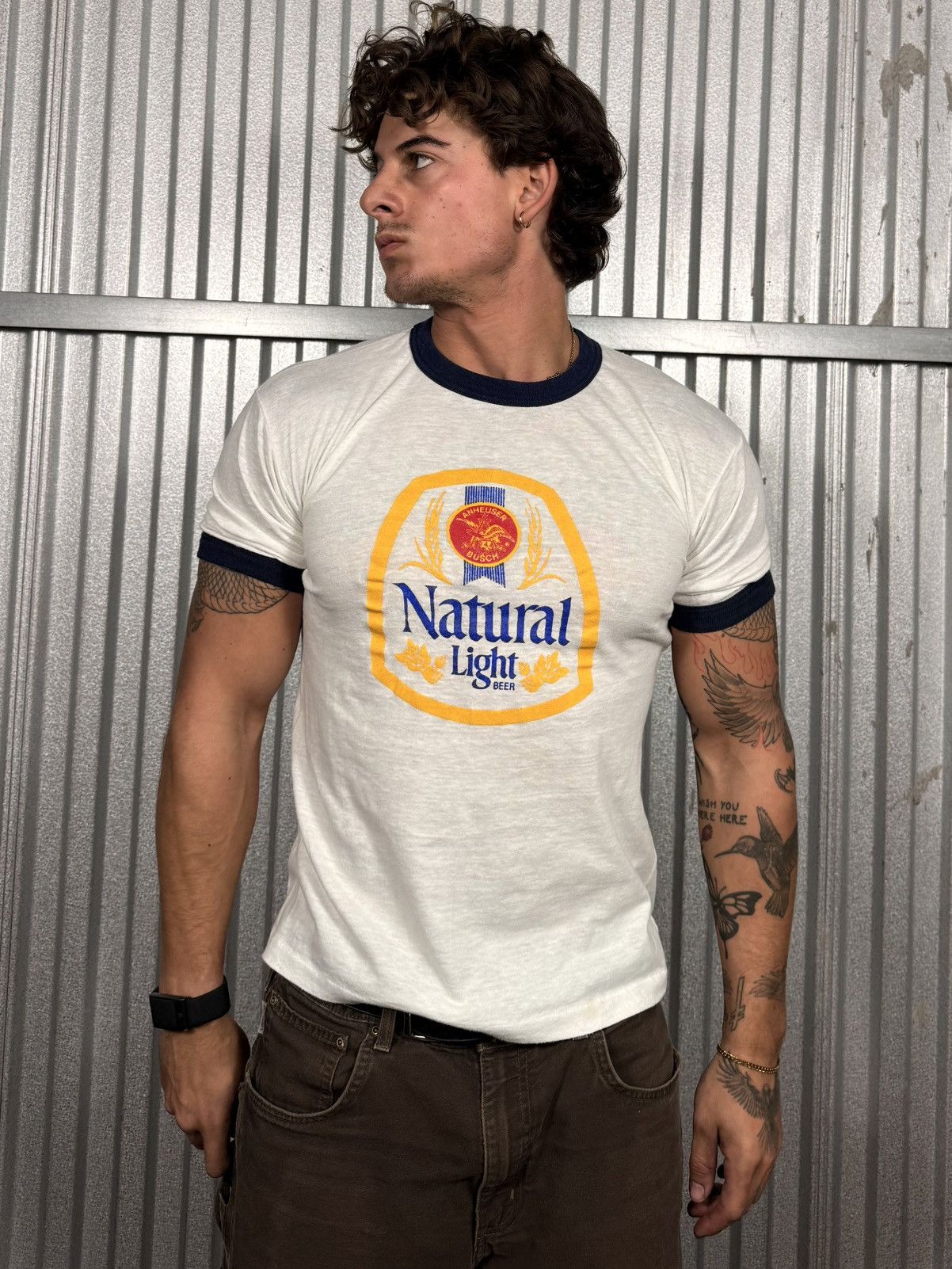 Other Insane 1981 Natty Light Beer Baby Ringer Tee Size US S / EU 44-46 / 1 - 1 Thumbnail