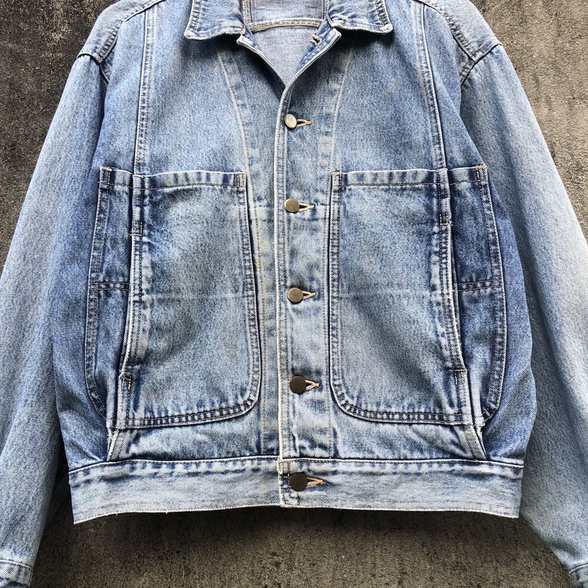 Vintage Vintage 80s / 90s Trucker Denim Jacket Size US M / EU 48-50 / 2 - 4 Thumbnail