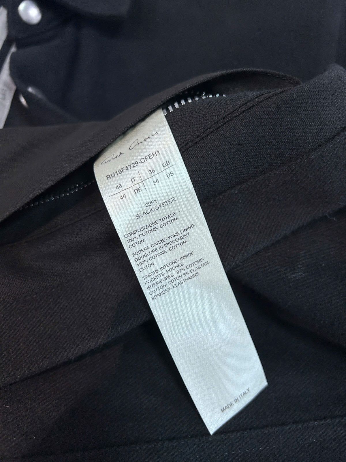 Rick Owens Rick Owens FW19 Outershirt Size US S / EU 44-46 / 1 - 6 Thumbnail