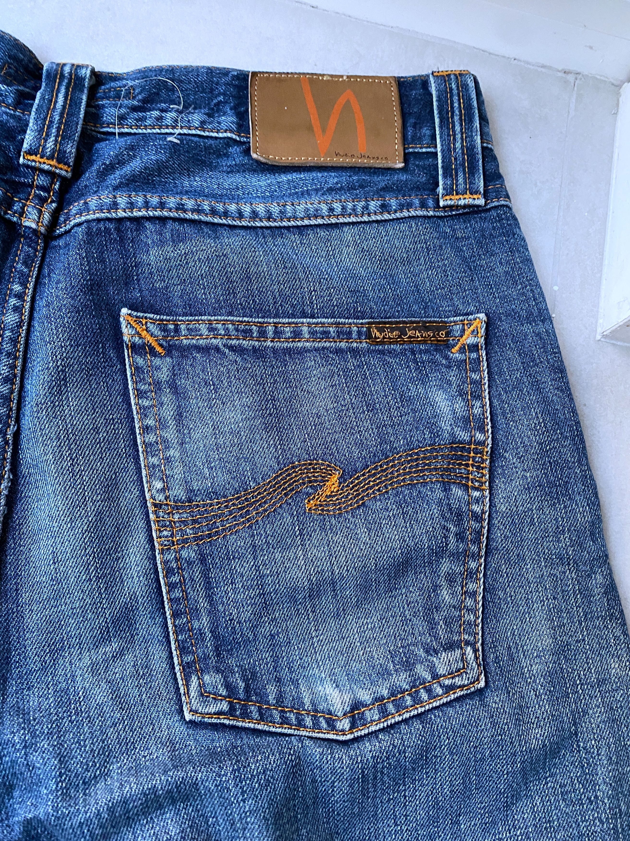 Nudie Jeans Nudie jeans Steady eddie whistle blue denim jeans sz W31 L32 Size US 31 - 2 Thumbnail