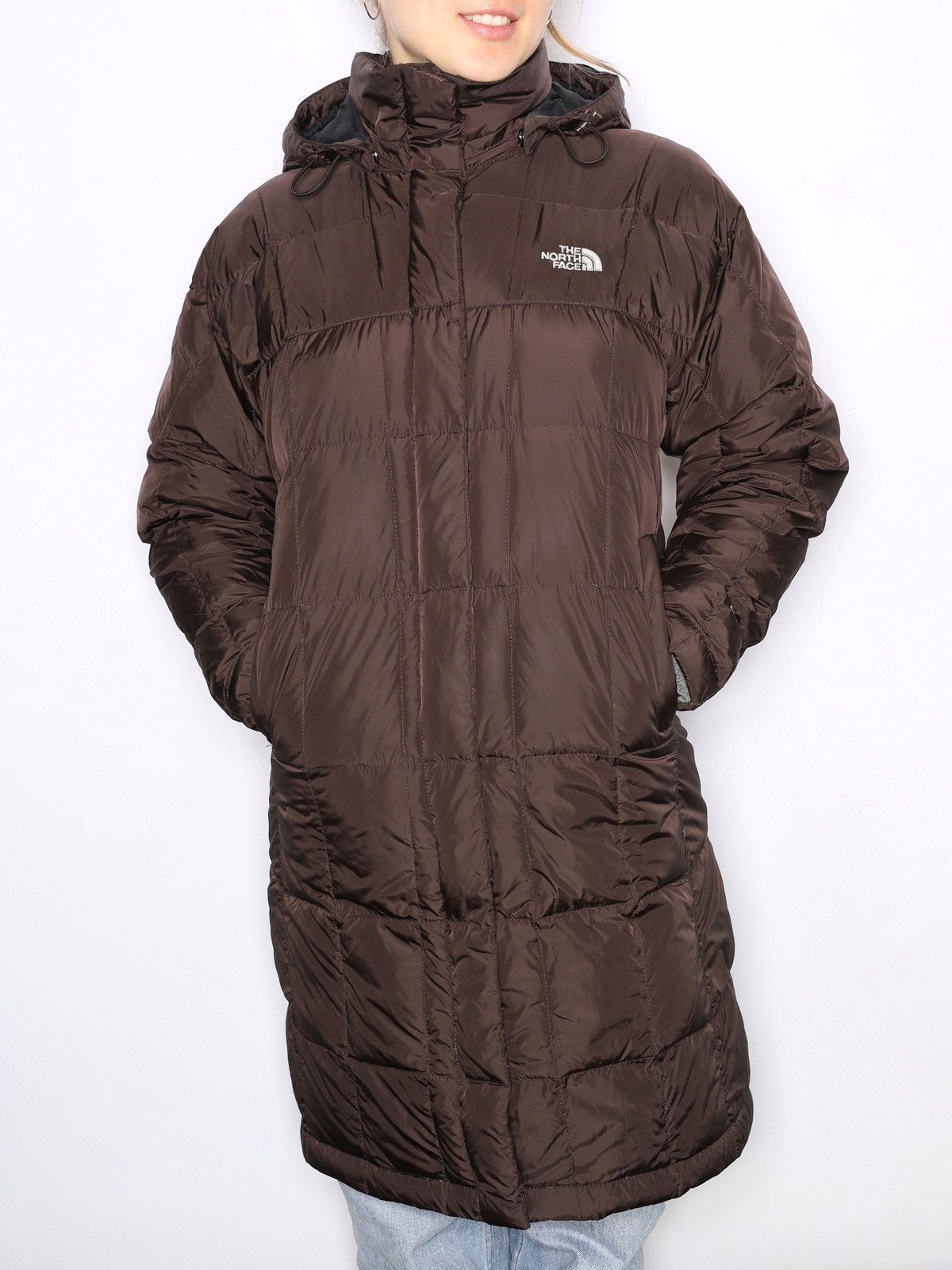 The North Face The North Face 600 Brown Down Puffer Jacket Parka Coat Hood Size XS / US 0-2 / IT 36-38 - 2 Thumbnail