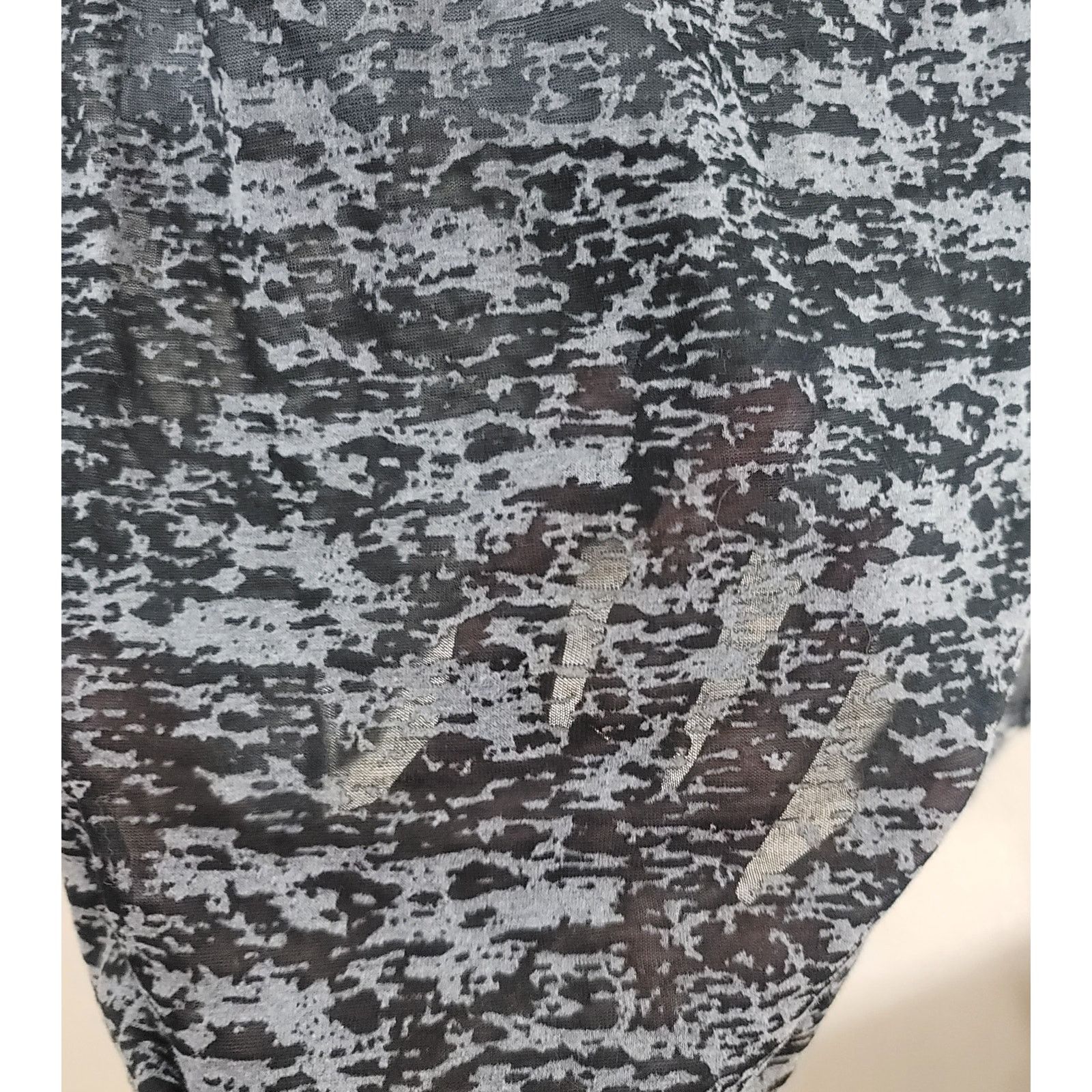 Other FullBeauty Black Burnout Round Neck Top 14 16 Lightweight Size XL / US 12-14 / IT 48-50 - 6 Thumbnail