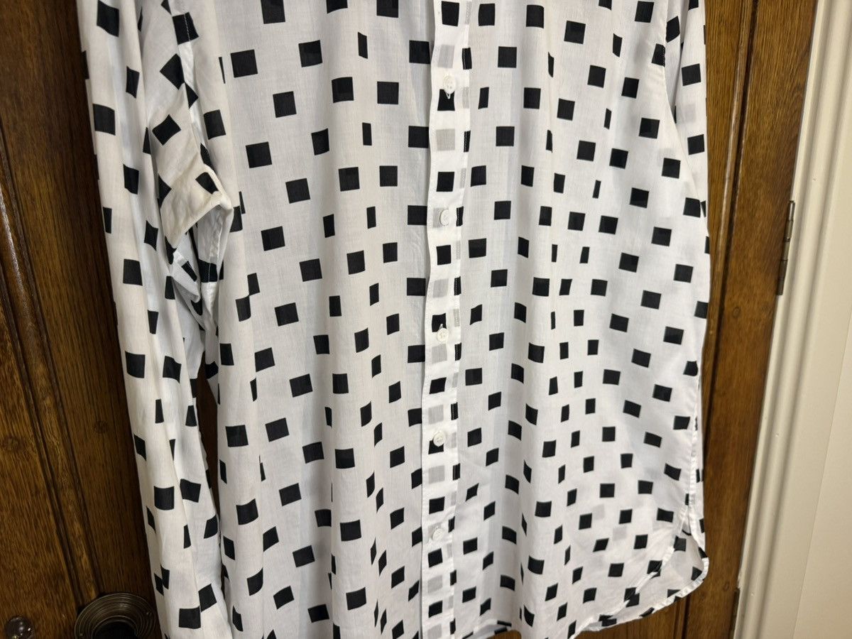 Saint Laurent Paris SS13 Saint Laurent square polka dot white shirt Hedi Slimane Size US M / EU 48-50 / 2 - 12 Thumbnail