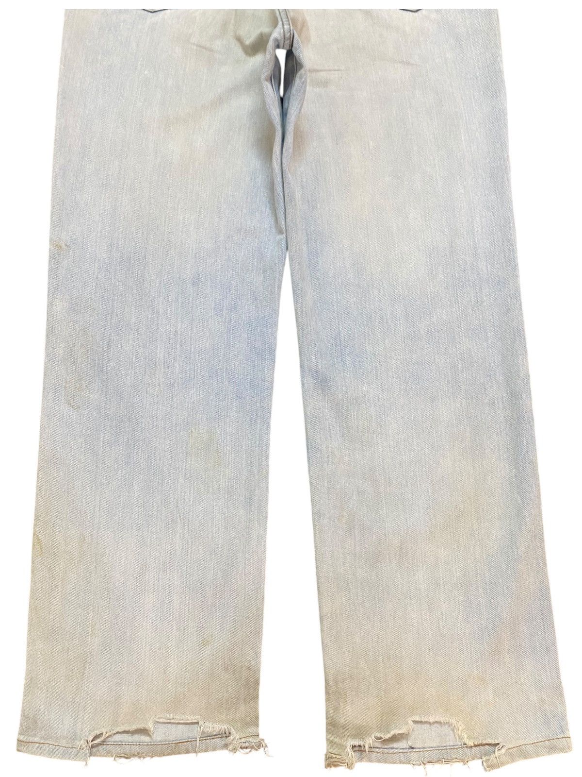 Wrangler Vintage Wrangler Faded Wash Grunge Distressed Baggy Jeans Size US 31 - 6 Thumbnail