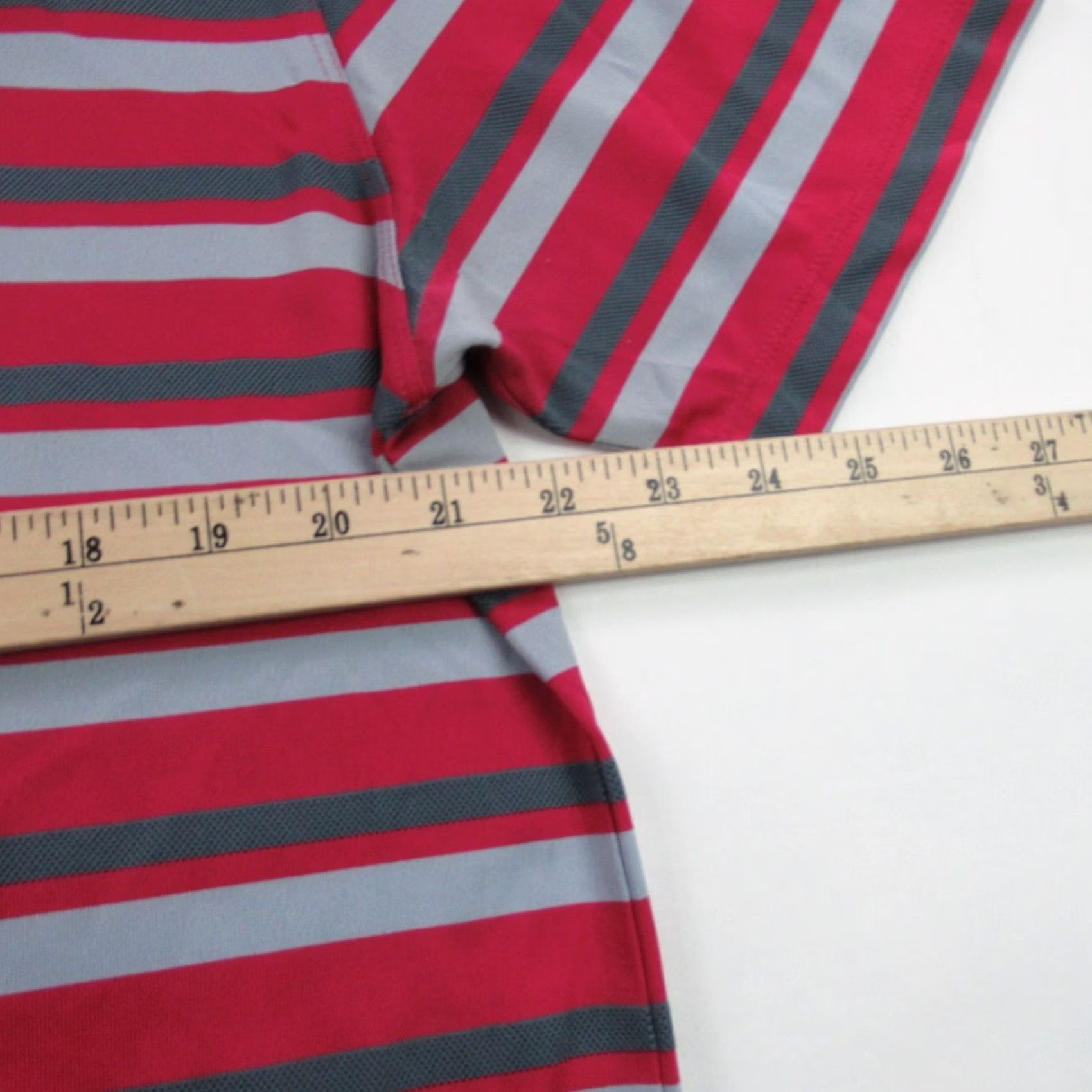 Nike Nike Shirt Mens Large Short Sleeve Golf Lightweight Dri-FIT Stripes Outdoors Tour Polo Size US L / EU 52-54 / 3 - 5 Thumbnail