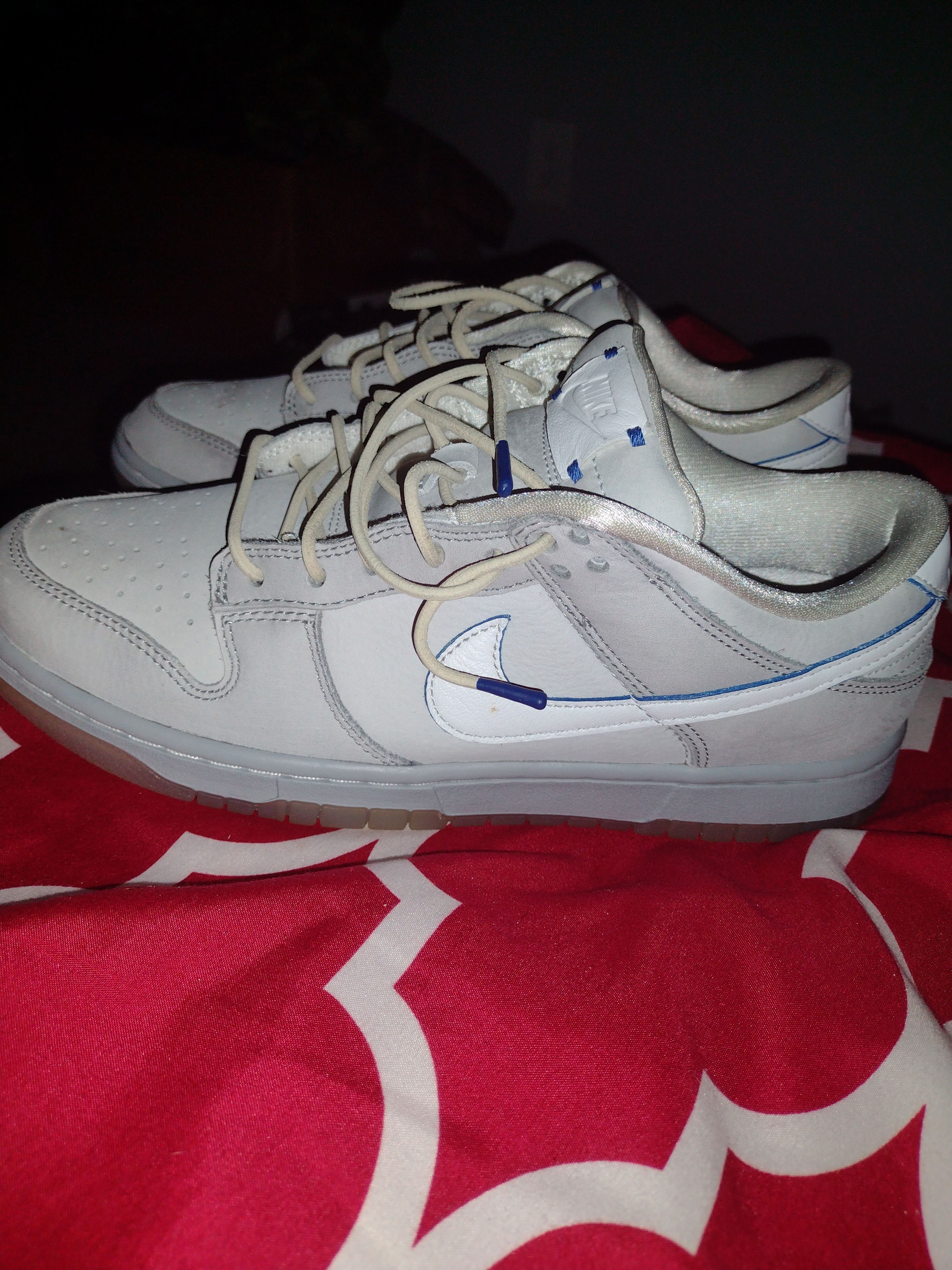 Nike Nike dunk pure platinum lonewolf grey Size US 9.5 / EU 42-43 - 5 Thumbnail