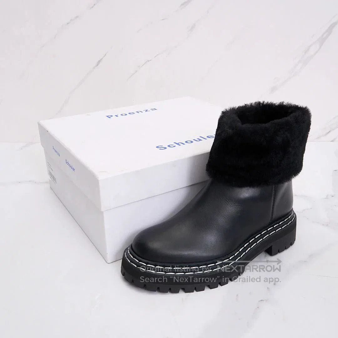 Proenza Schouler Proenza Schouler Women's Fur Ankle Boots. Size US 6 / IT 36 - 8 Thumbnail