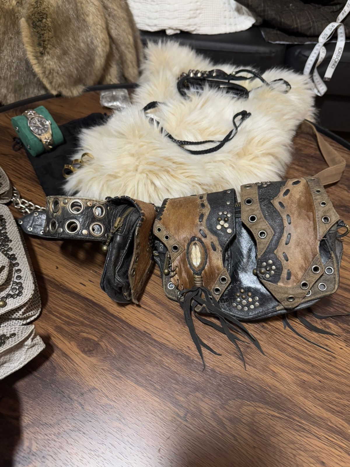KMRii Kmrii belt bag horse hair 5pockets Size ONE SIZE - 3 Thumbnail