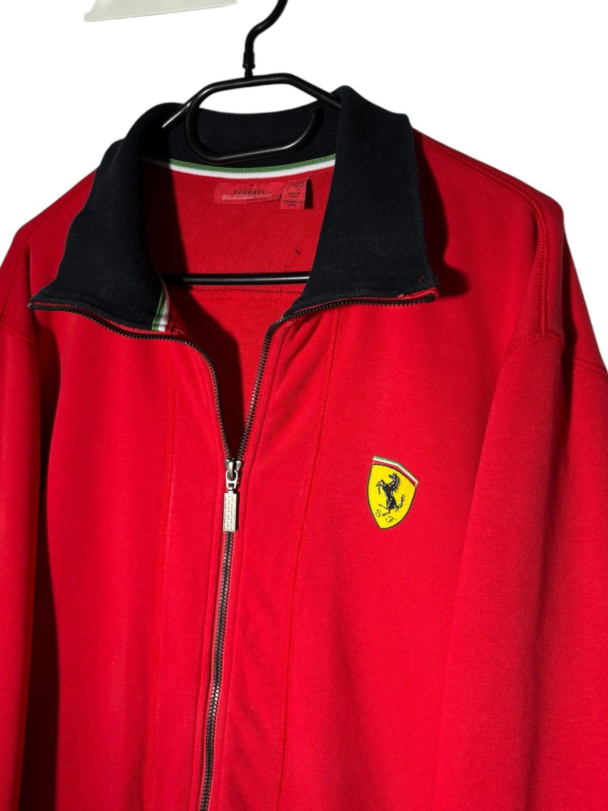 Ferrari Vintage Ferrari Jacket Track F1 Embroidered Logo Full Zip Size US XL / EU 56 / 4 - 2 Thumbnail