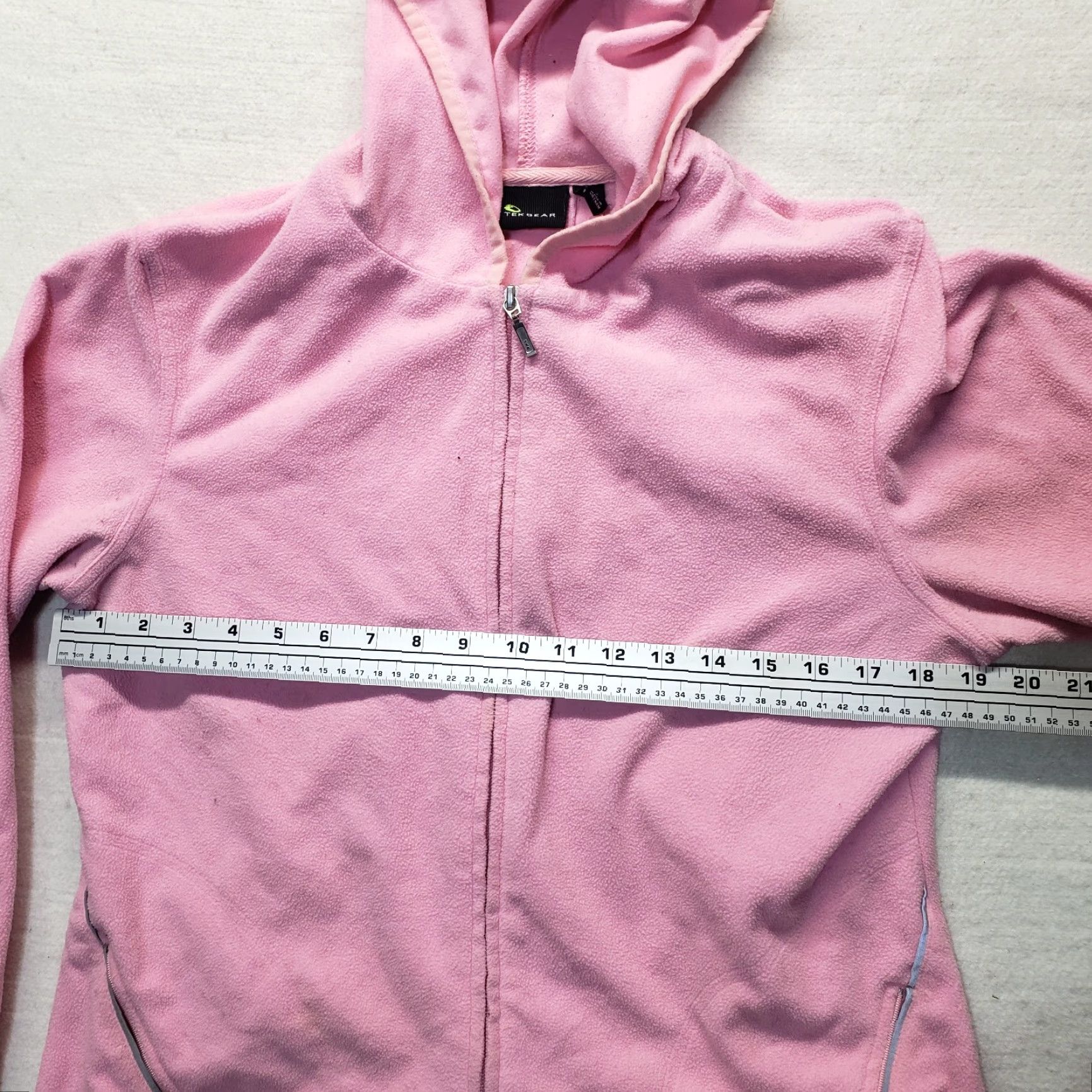 Tek Gear Tek Gear Dry Tek Solid Pink Sweatshirt Hoodie Pullover Adult Womens Size L Large Size L / US 10 / IT 46 - 5 Thumbnail
