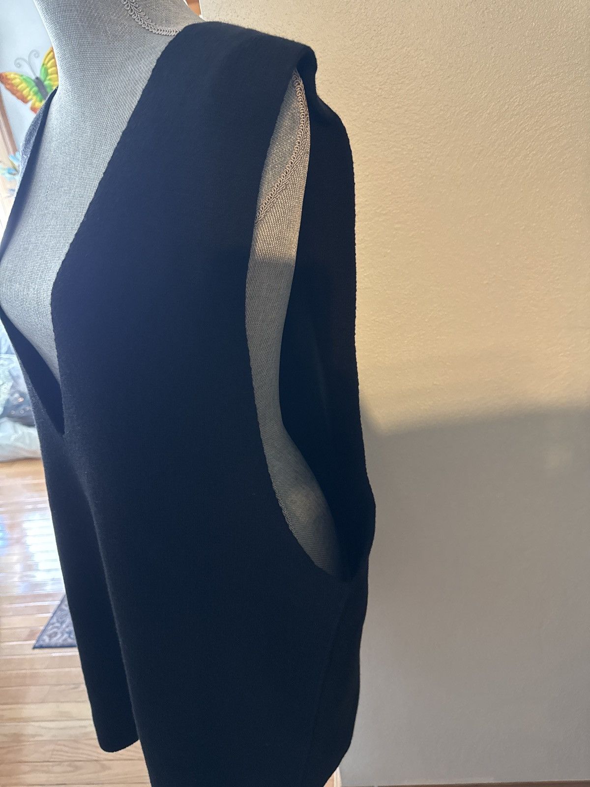 Rick Owens Rick Owens top in maglia v tank black cashmere One size NWT Size US L / EU 52-54 / 3 - 3 Thumbnail