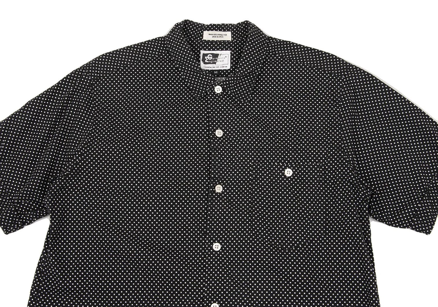 Engineered Garments Polka Dot Short Sleeve Shirt in Black and White Size M Size US M / EU 48-50 / 2 - 2 Thumbnail