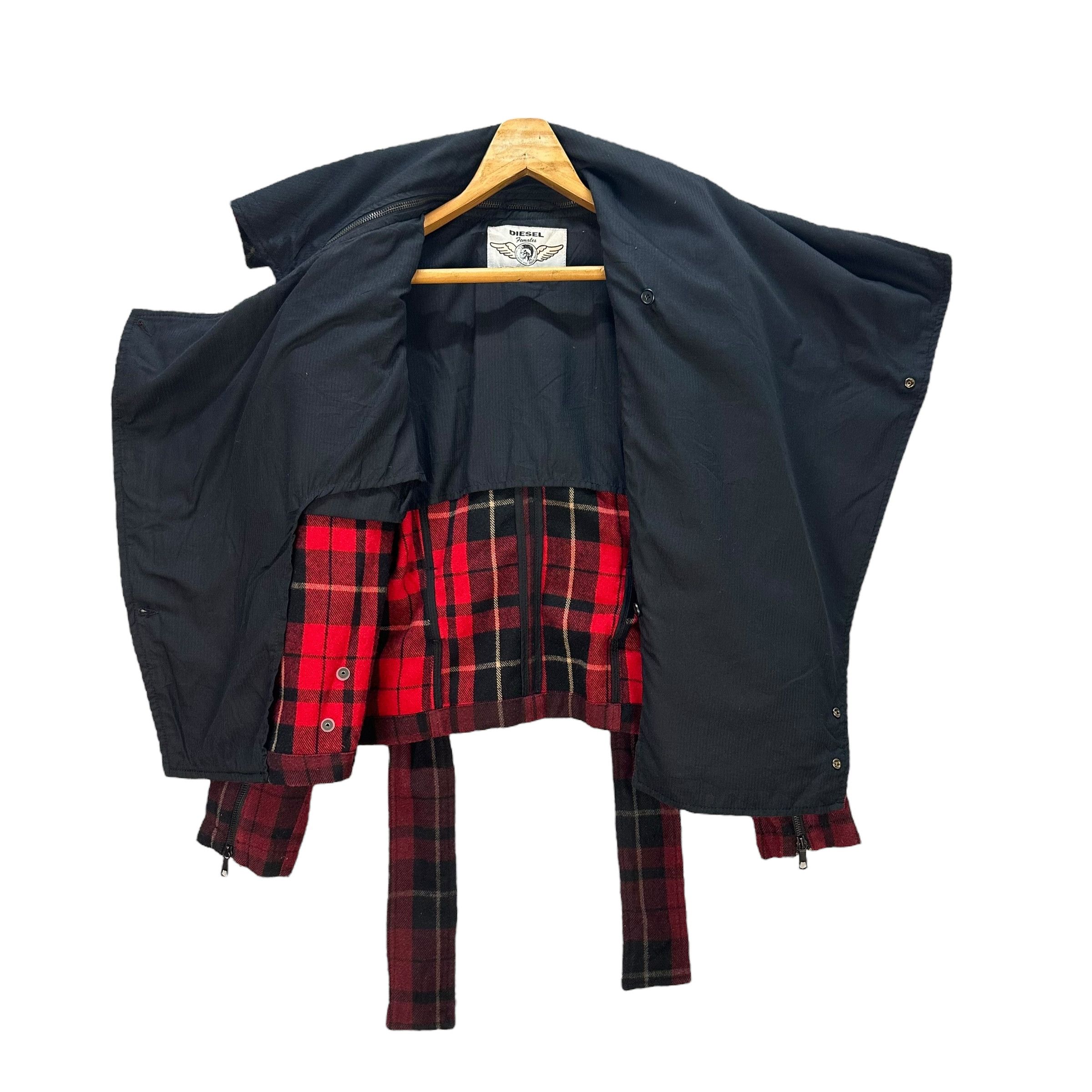 Diesel Diesel Superior Females Tartan Crazy Design Jacket #9185-67 Size M / US 6-8 / IT 42-44 - 9 Thumbnail