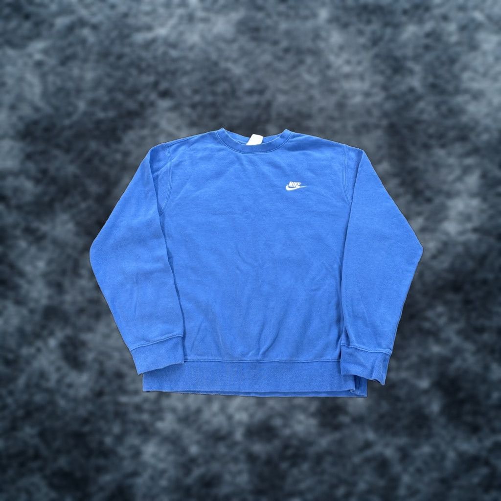 Nike Nike Sweatshirt Mens S Blue Crew Neck Fleece Pullover All Seasons Classic BV2662-403 Size US S / EU 44-46 / 1 - 1 Thumbnail
