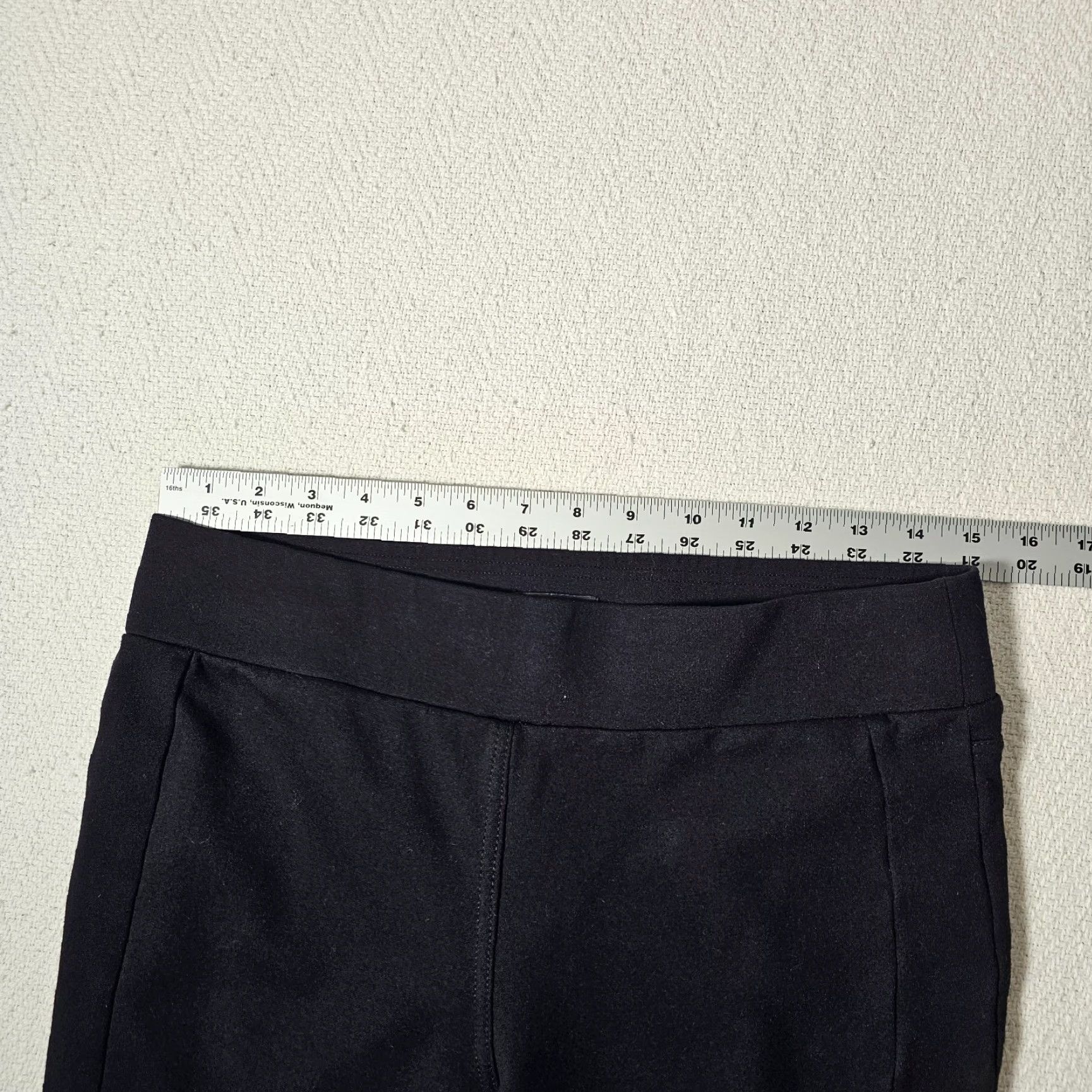 Ann Taylor Ann Taylor Loft Pants Womens Medium Legging Pointe Knit Skinny Black Stretch Dress Pants Regular Size 32" / US 10 / IT 46 - 5 Thumbnail