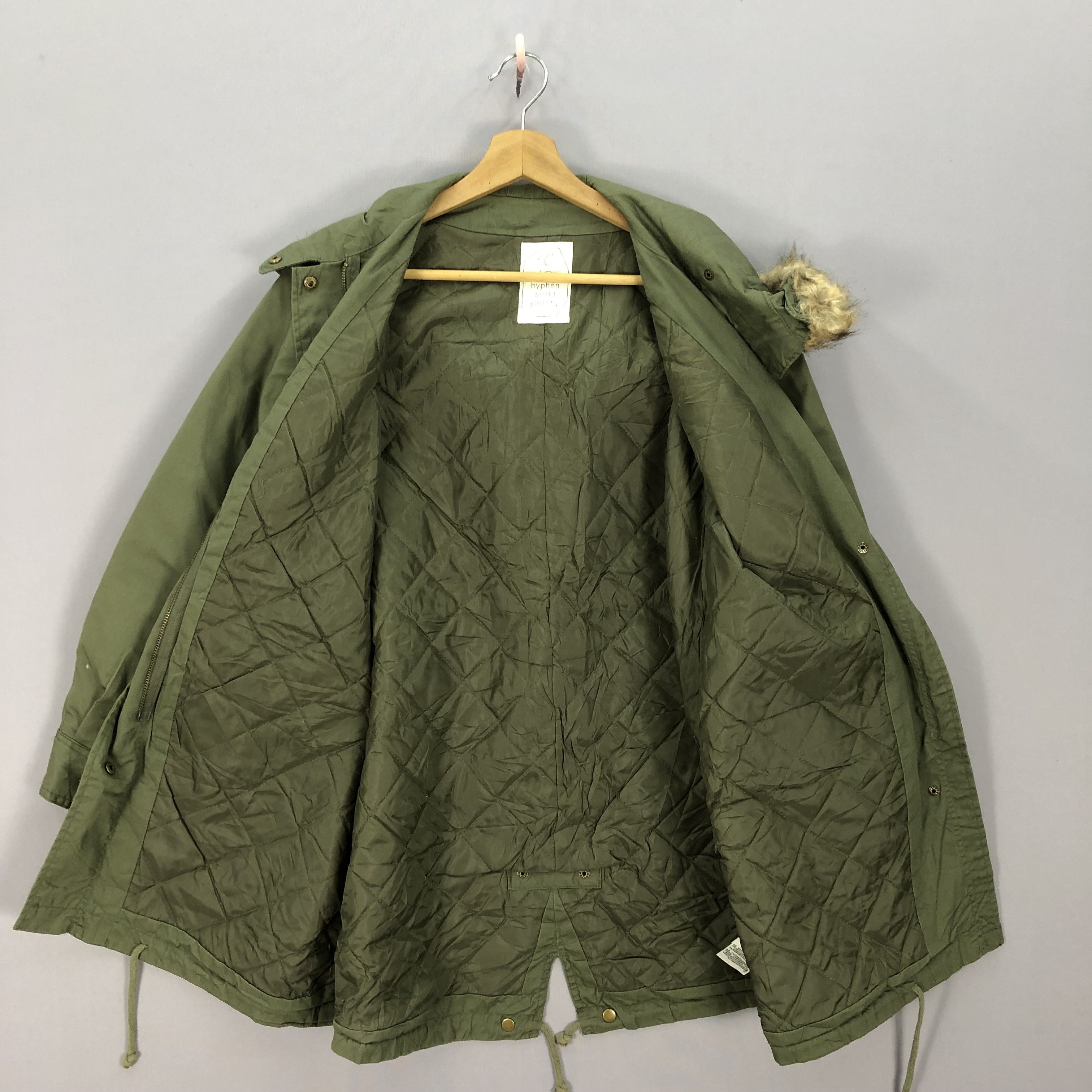 If Six Was Nine Vintage Hyphen World Japanese Fur Mod Parka Jacket Size US S / EU 44-46 / 1 - 9 Thumbnail