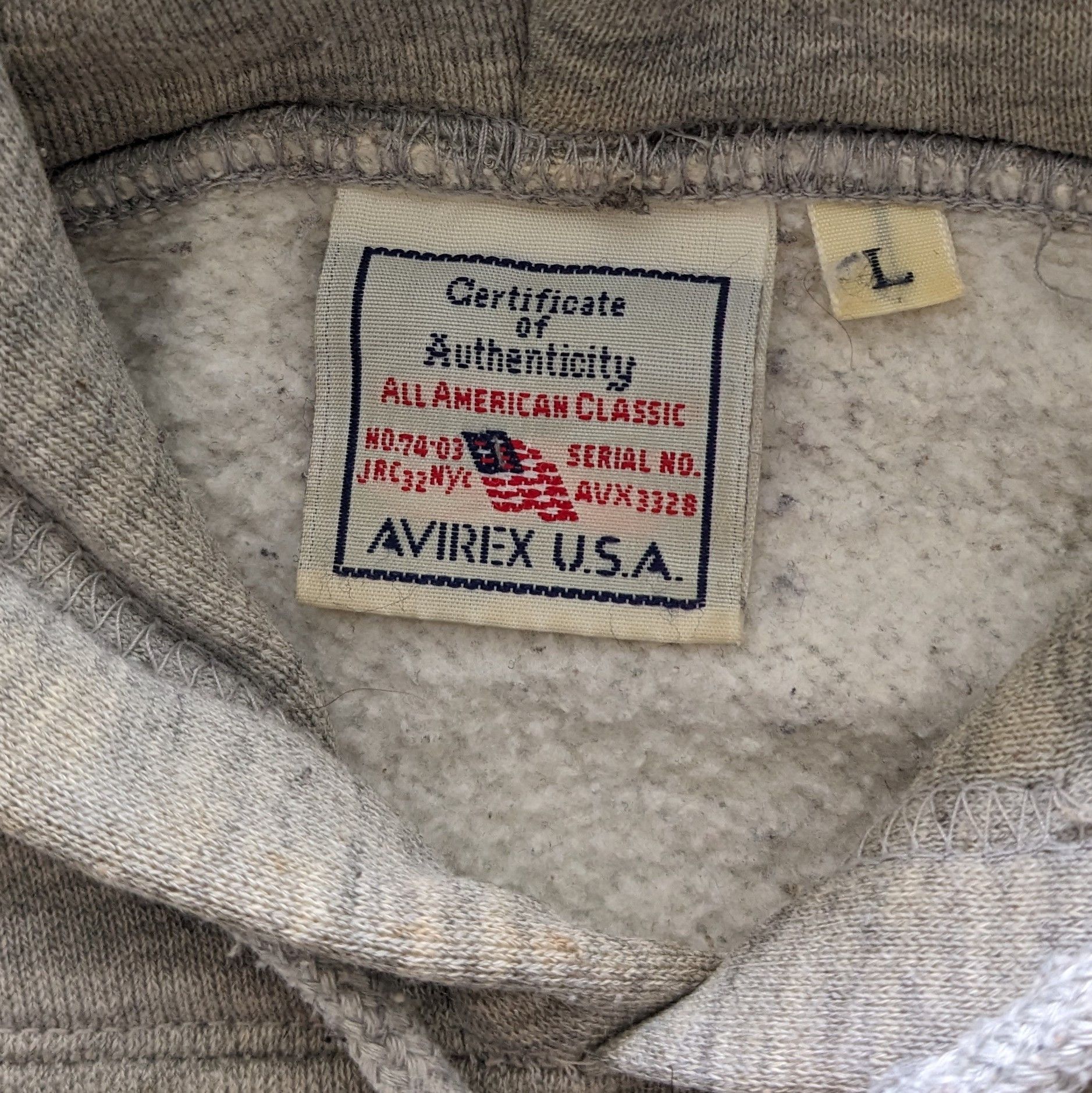 Avirex Vintage AVIREX USA Streetwear Style Sweatshirt Hoodies Size US L / EU 52-54 / 3 - 7 Thumbnail