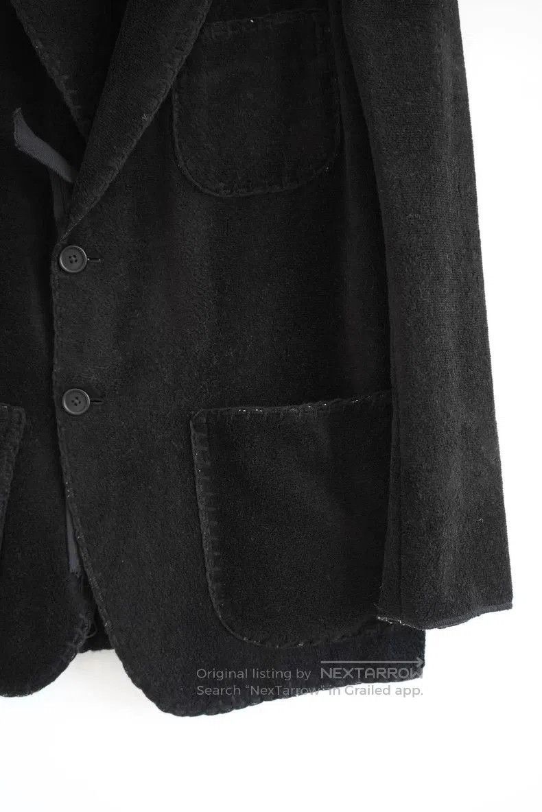 Yohji Yamamoto Yohji Yamamoto Hand-Stitched Cotton Blazer. Size US XS / EU 42 / 0 - 6 Thumbnail