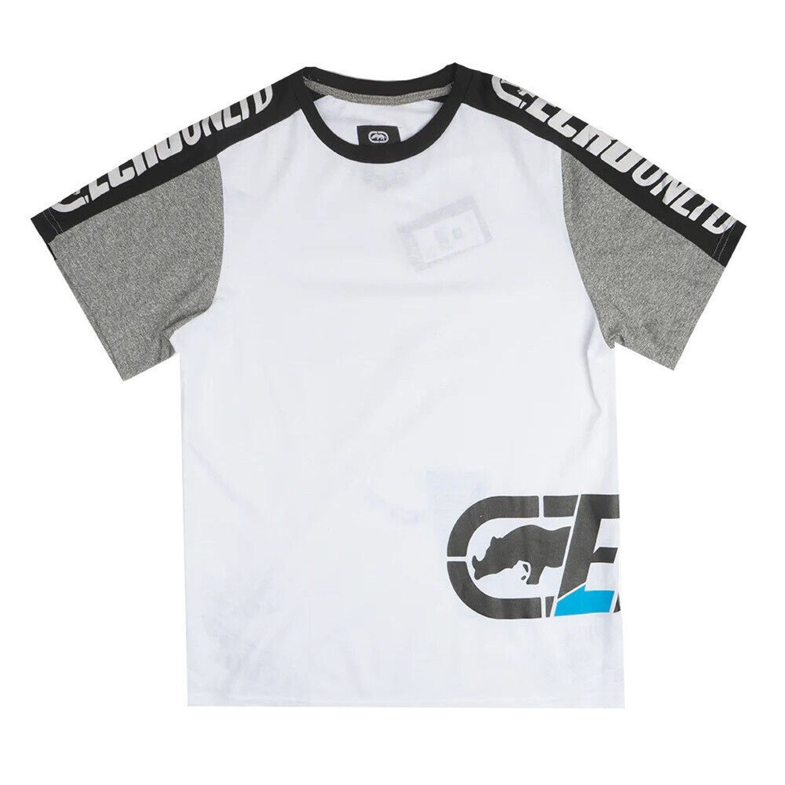 Ecko Unltd. Ecko Unltd Men's T-Shirt Colorblock White Short Sleeve Tee Size US XXL / EU 58 / 5 - 1 Thumbnail
