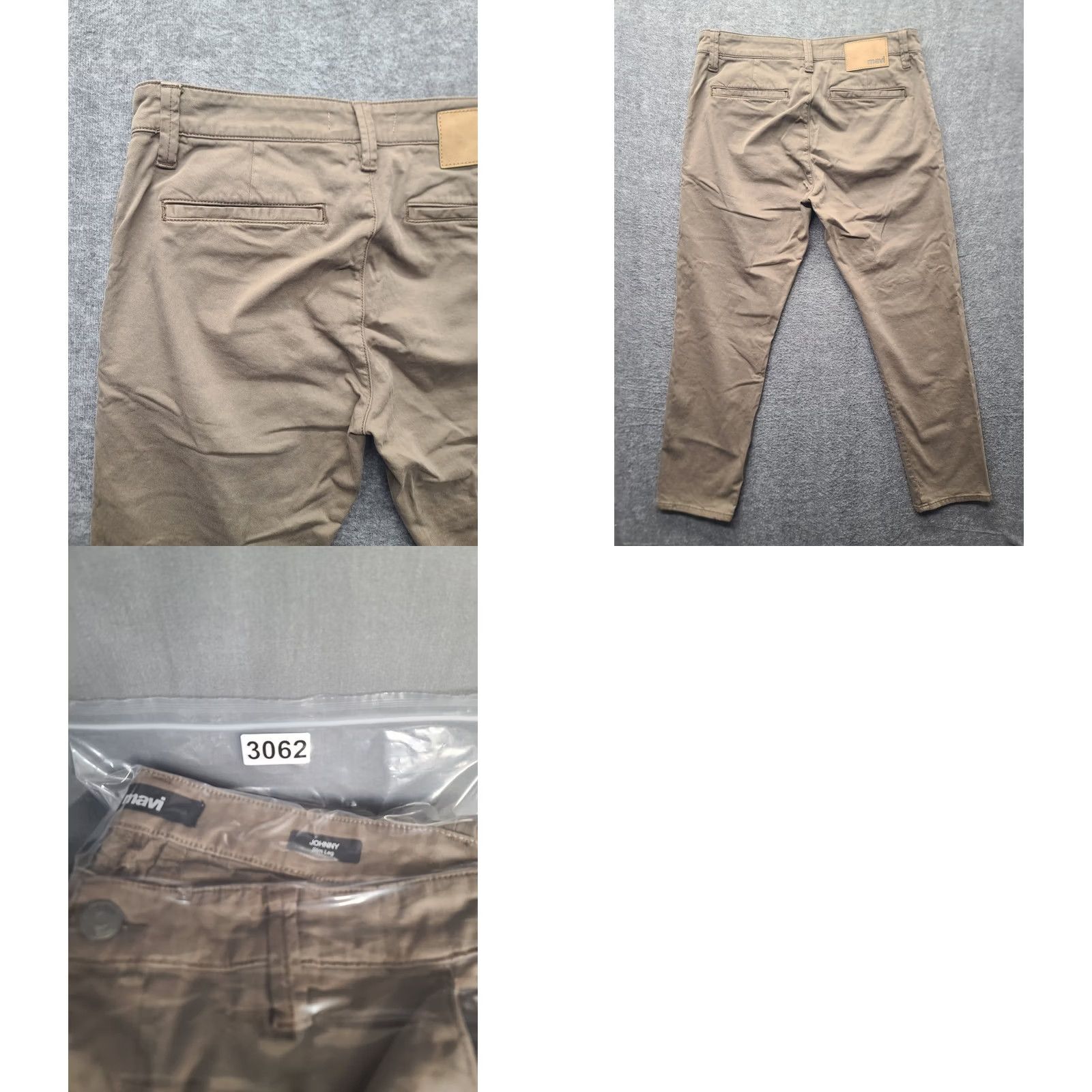 Mavi Mavi Pants Slim Leg Stretch Chino Mens 30x28 Brown Size US 30 / EU 46 - 9 Thumbnail