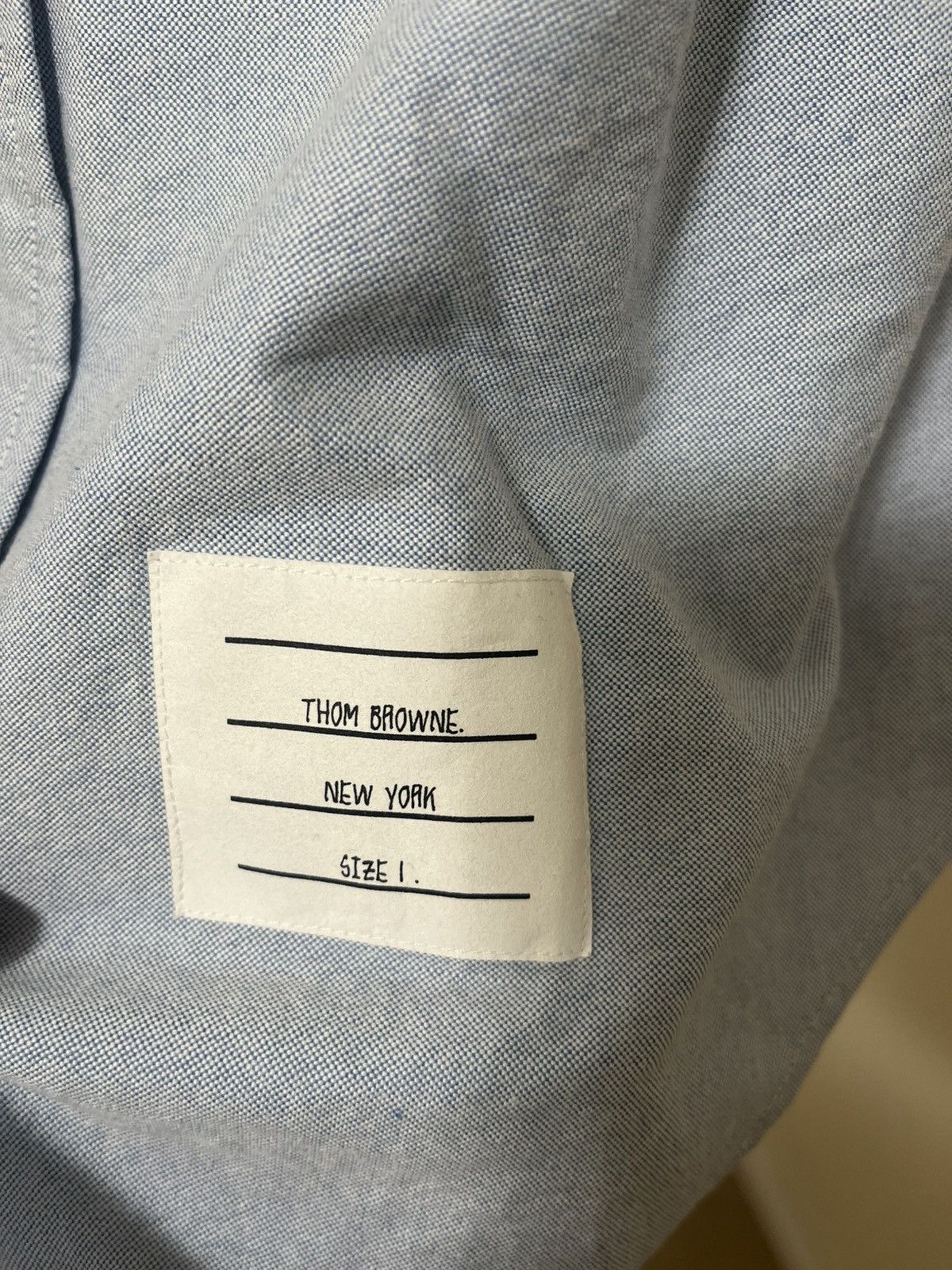 Thom Browne Thom Browne Classic Oxford Cotton Shirt Sz 1 Size US S / EU 44-46 / 1 - 6 Thumbnail