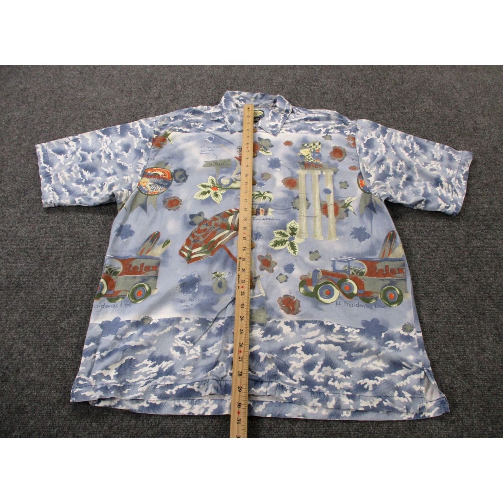 Tommy Bahama VINTAGE Tommy Bahama Shirt L Mens Floral Hawaiian Paradise Nation Beach 90s Size US L / EU 52-54 / 3 - 4 Thumbnail