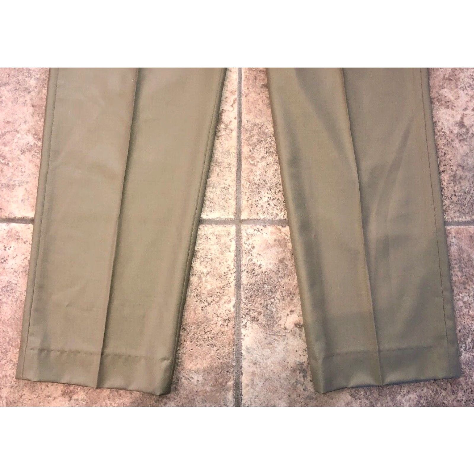 Vintage Ari8to Mens Beige Wool Pleated Dress Pants 36 x 30 Size US 36 / EU 52 - 3 Thumbnail
