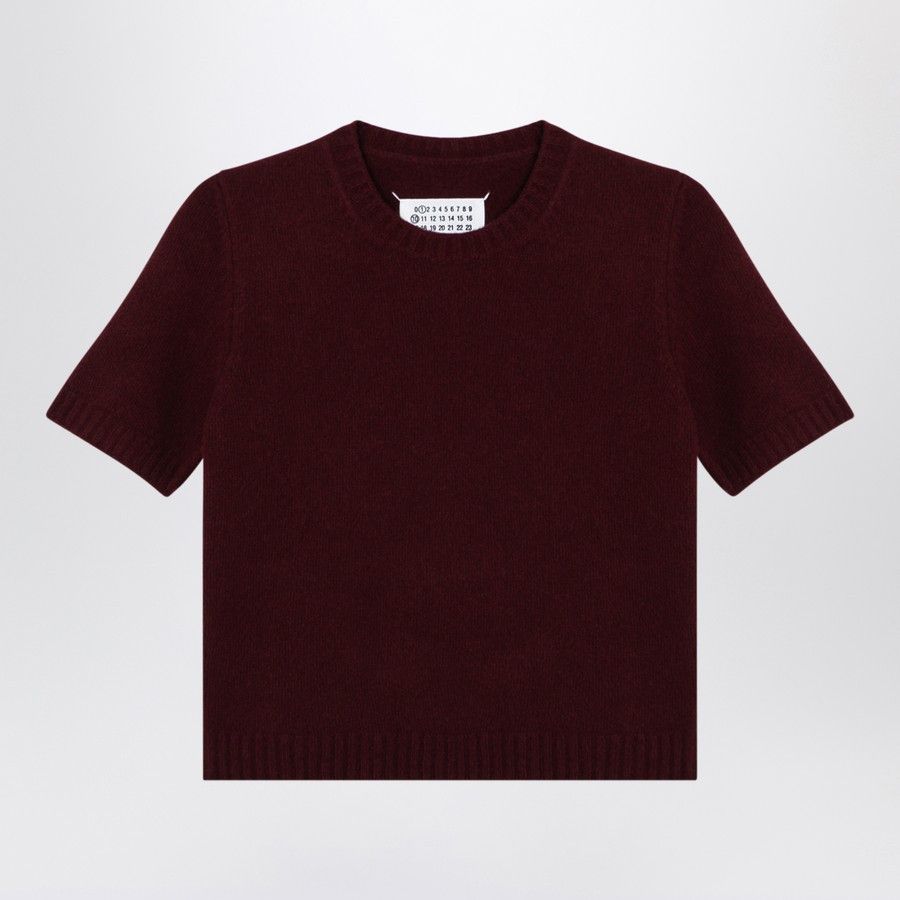o1d2blof0824 Wool Sweater in Burgundy