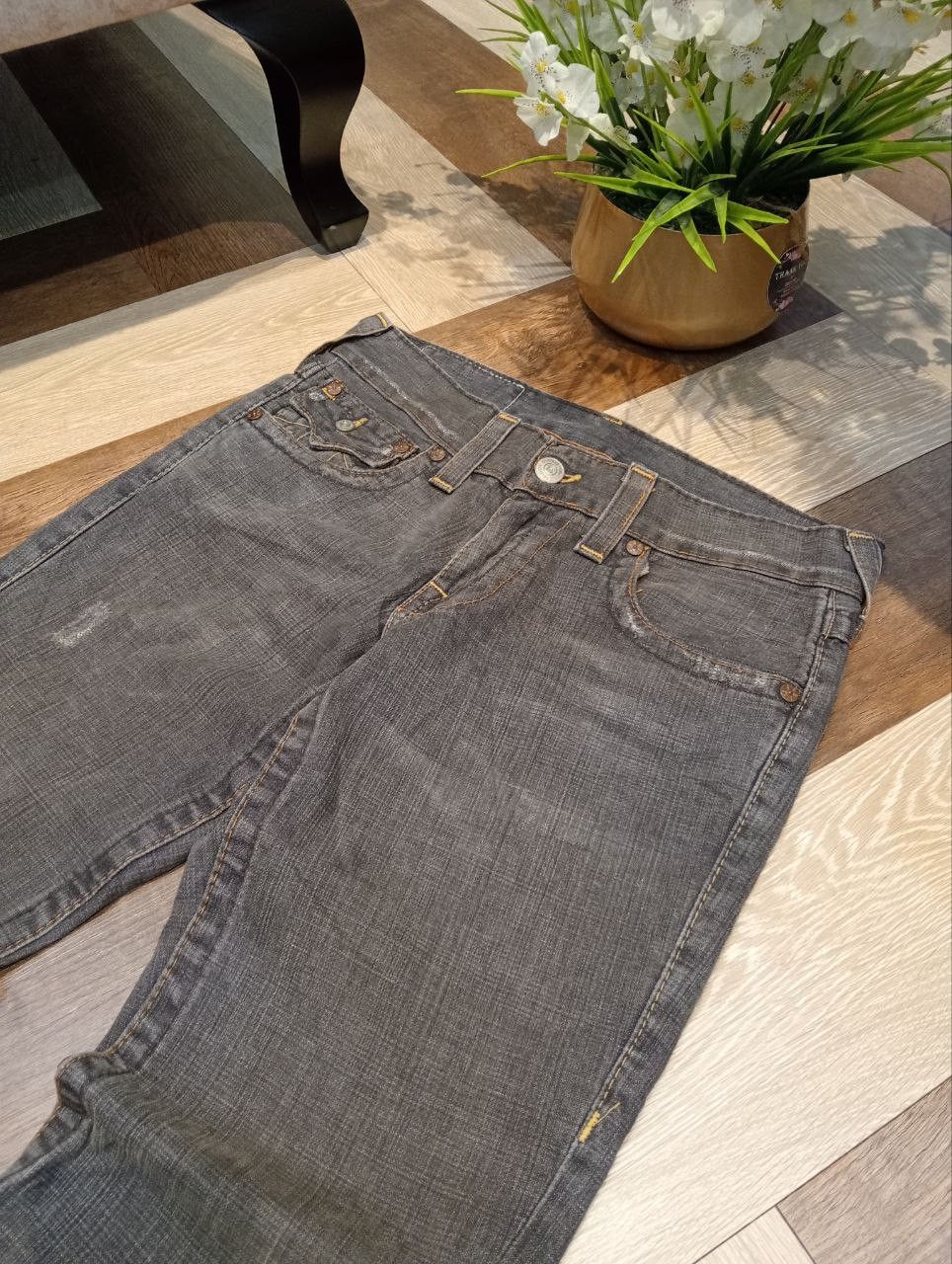 True Religion TRUE RELIGION JOEY FLARED DENIM JEANS - SIZE 29 Size US 29 - 3 Thumbnail