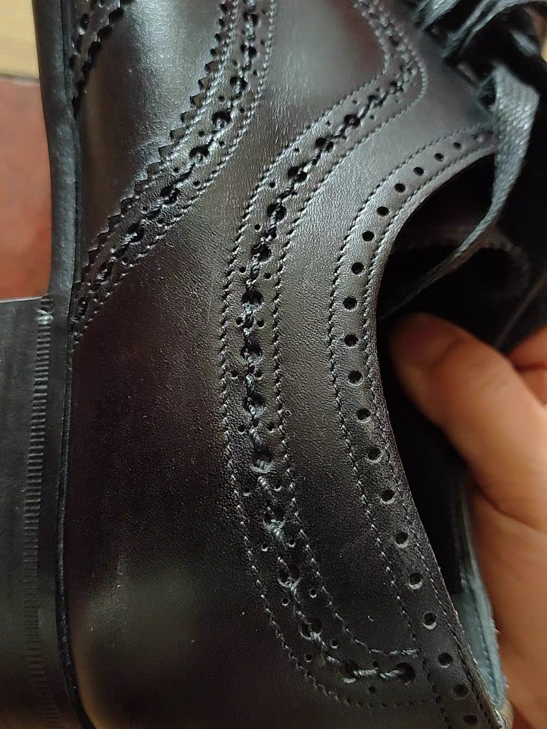 Dolce & Gabbana D&G Men's Black Genuine Leather Dress Shoes K29 Size US 8 / EU 41 - 7 Thumbnail