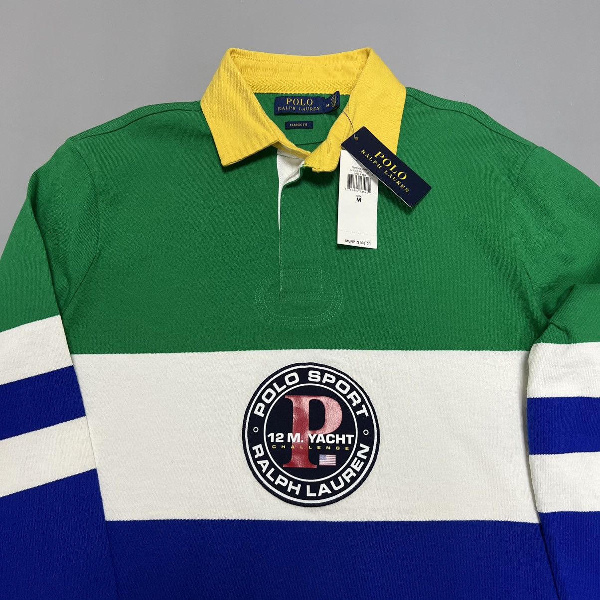 Polo Ralph Lauren × Ralph Lauren Polo Ralph Lauren Sailing 12M Yacht Rugby Polo Shirt Men’s Size US M / EU 48-50 / 2 - 4 Thumbnail