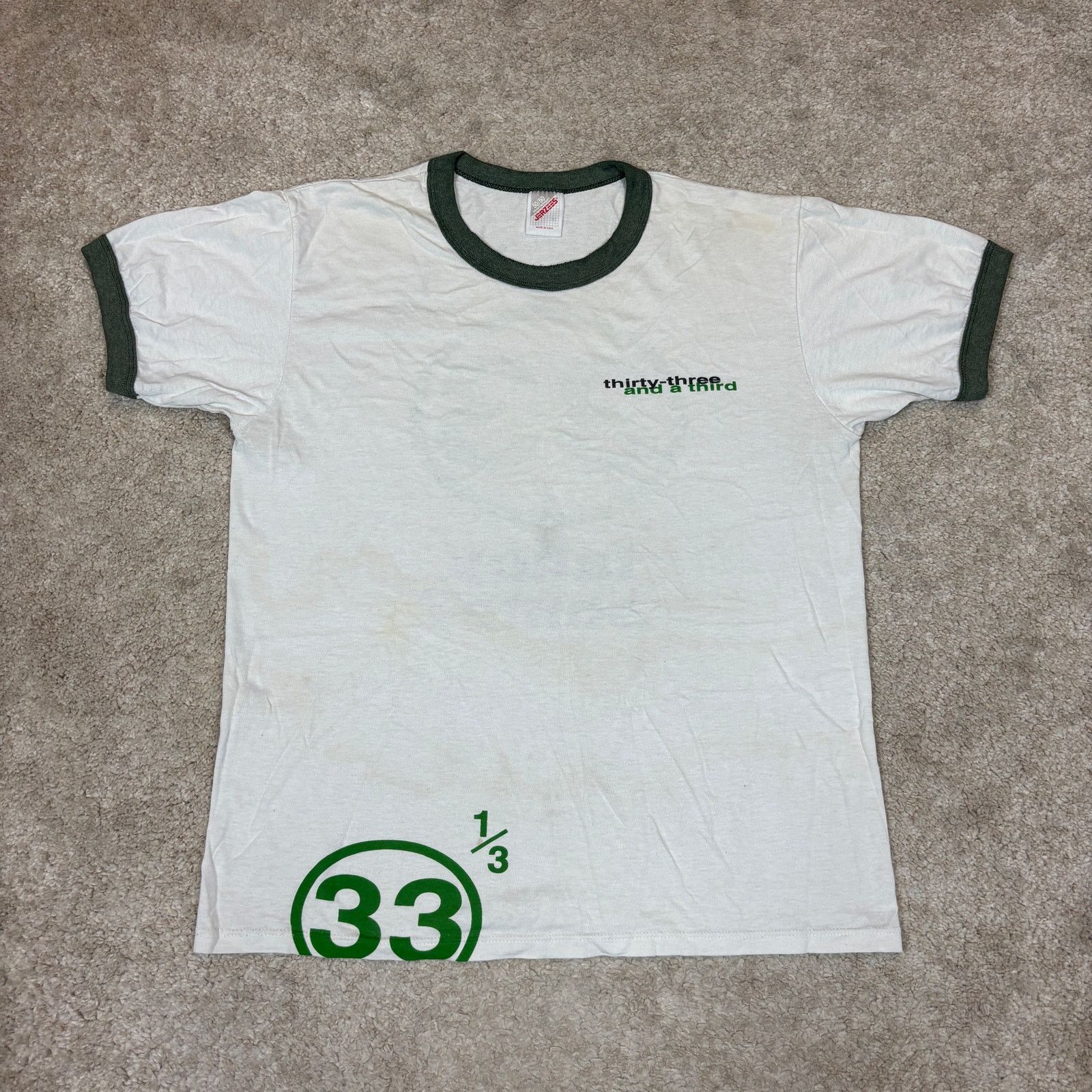 Jerzees Vintage 70s 33 1/3 RPM Vinyl Records LPs Ringer Shirt Large Size US L / EU 52-54 / 3 - 2 Thumbnail