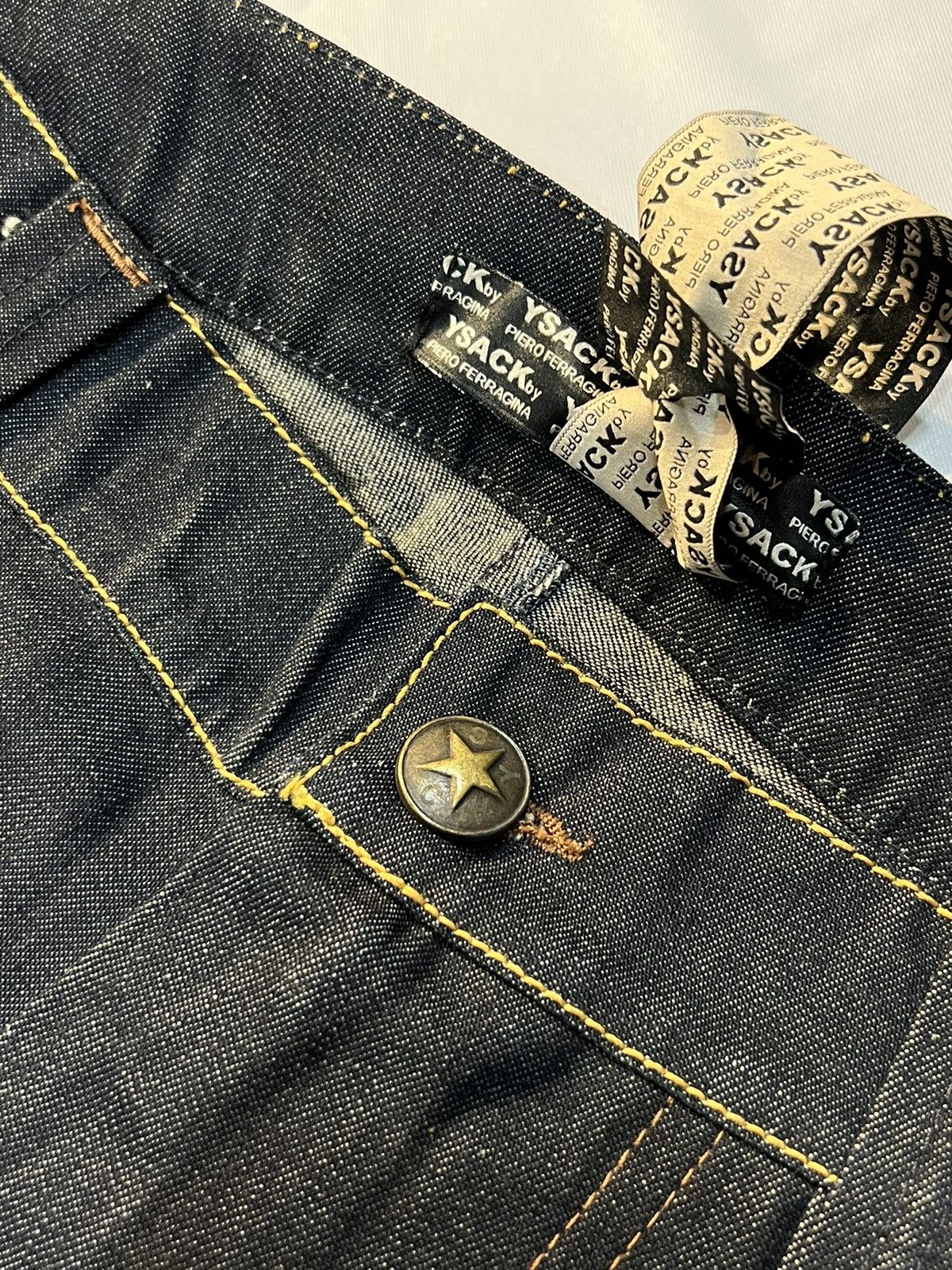 Other Ysack by PIERO FERRAGINA DESIGNER ITALY, DENIM JEANS Size US 33 - 15 Thumbnail