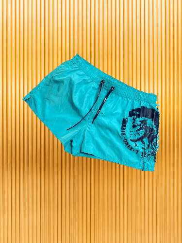 Diesel × Vintage Vintage Diesel Nylon shorts Swim Big Logo Oldmoney Size US 34 / EU 50 - 1 Thumbnail