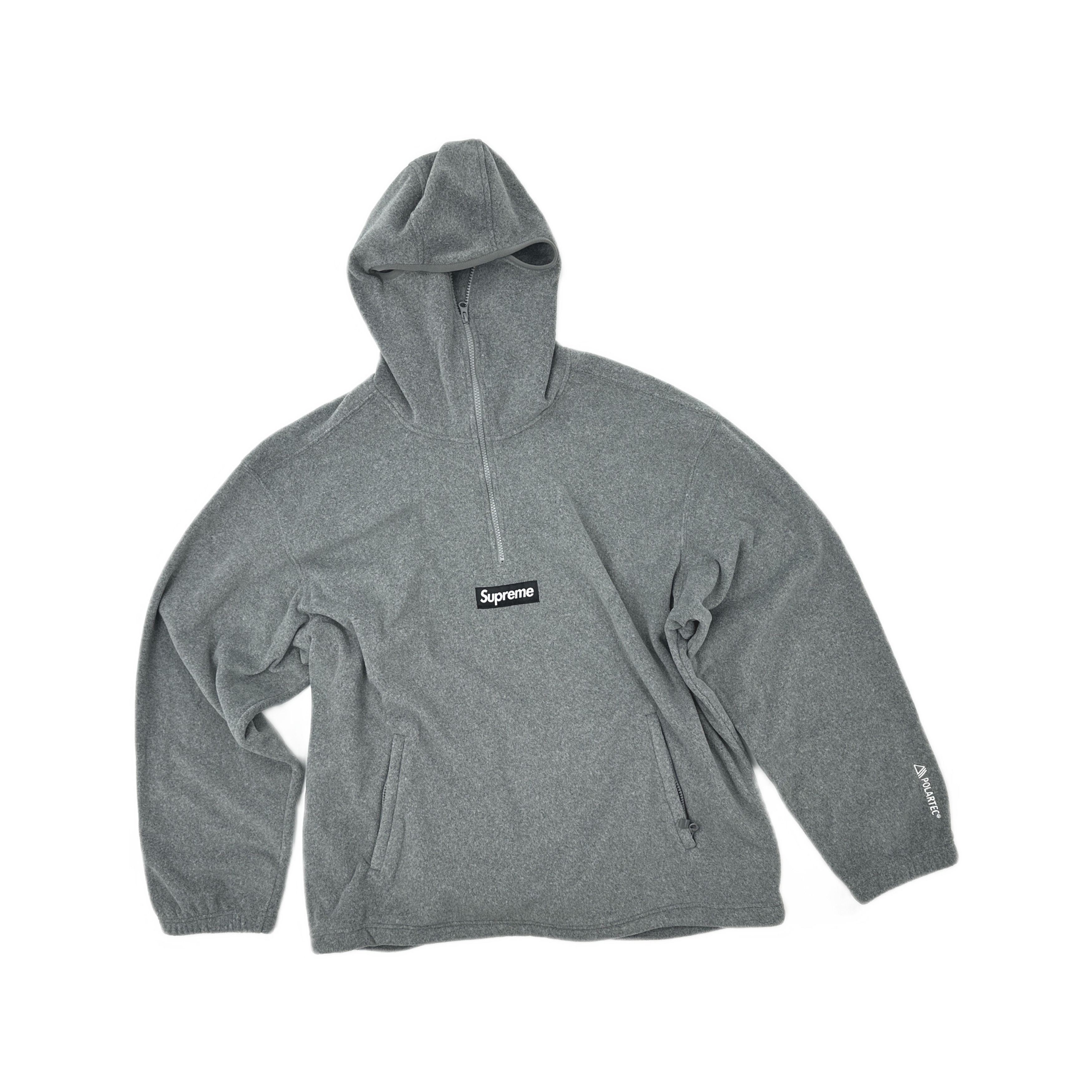 Supreme Supreme World Famous Half Quarter Zip Ash Grey Hype Skater