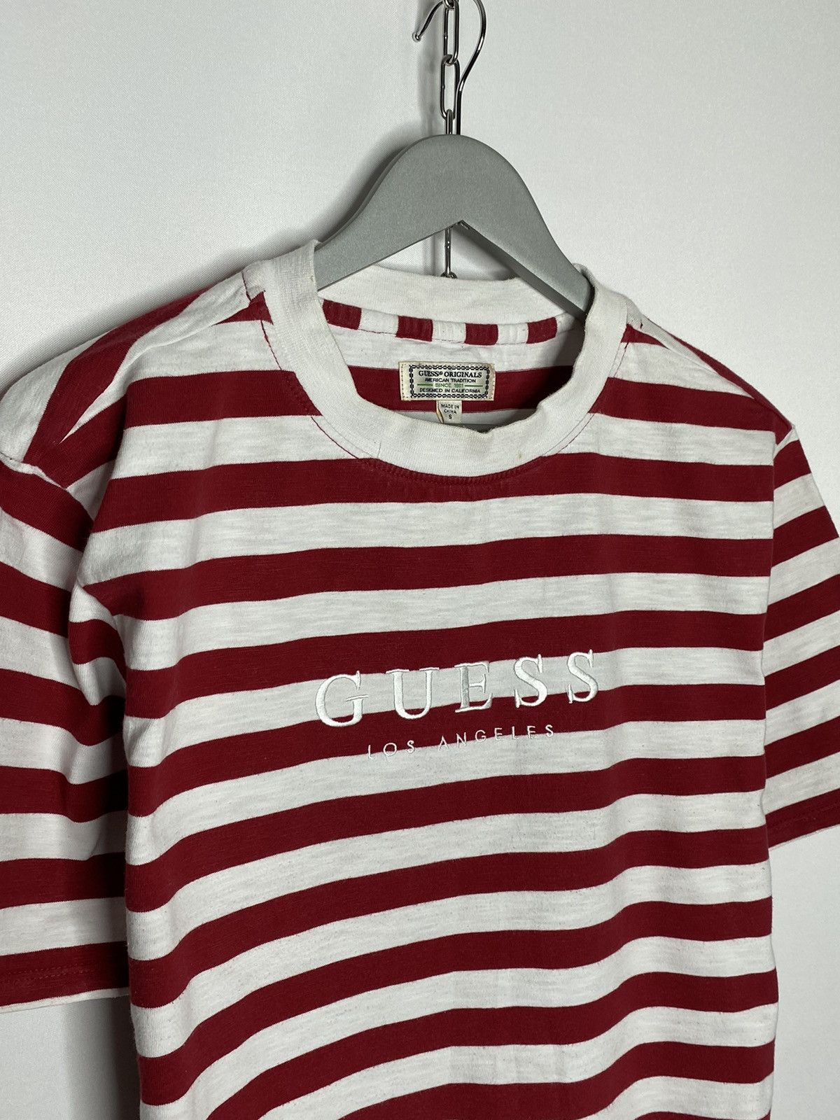 Guess × Vintage 🔥Vintage Guess Striped T-Shirt Tee Luxury Rare🔥 Size US S / EU 44-46 / 1 - 3 Thumbnail