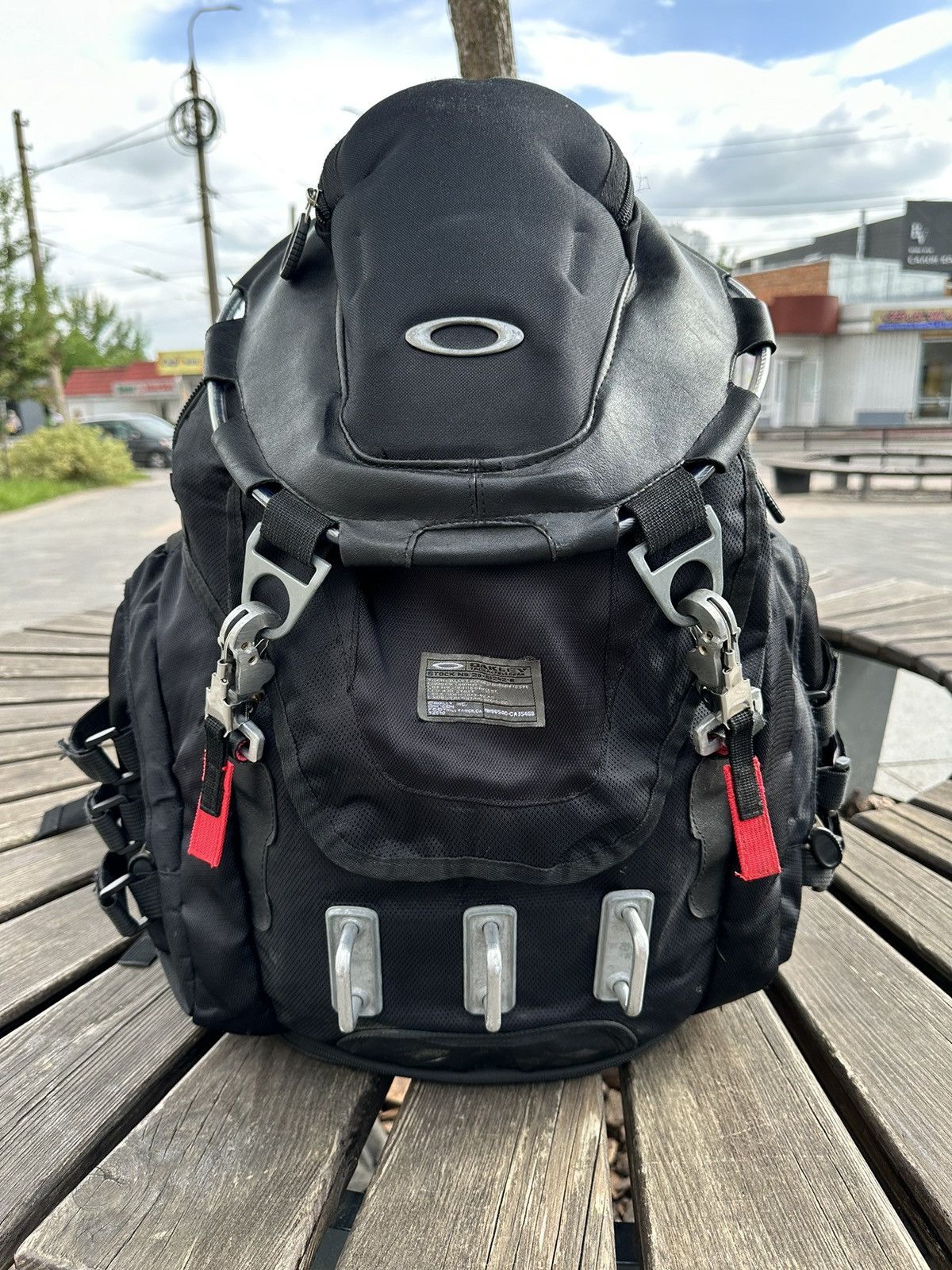 90s vintage OAKLEY icon backpack