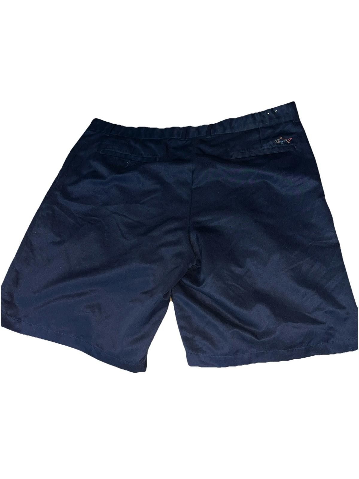 Greg Norman Greg Norman Golf Shorts Blue 42 Flat Front Belt Loop Pockets Size ONE SIZE - 6 Thumbnail