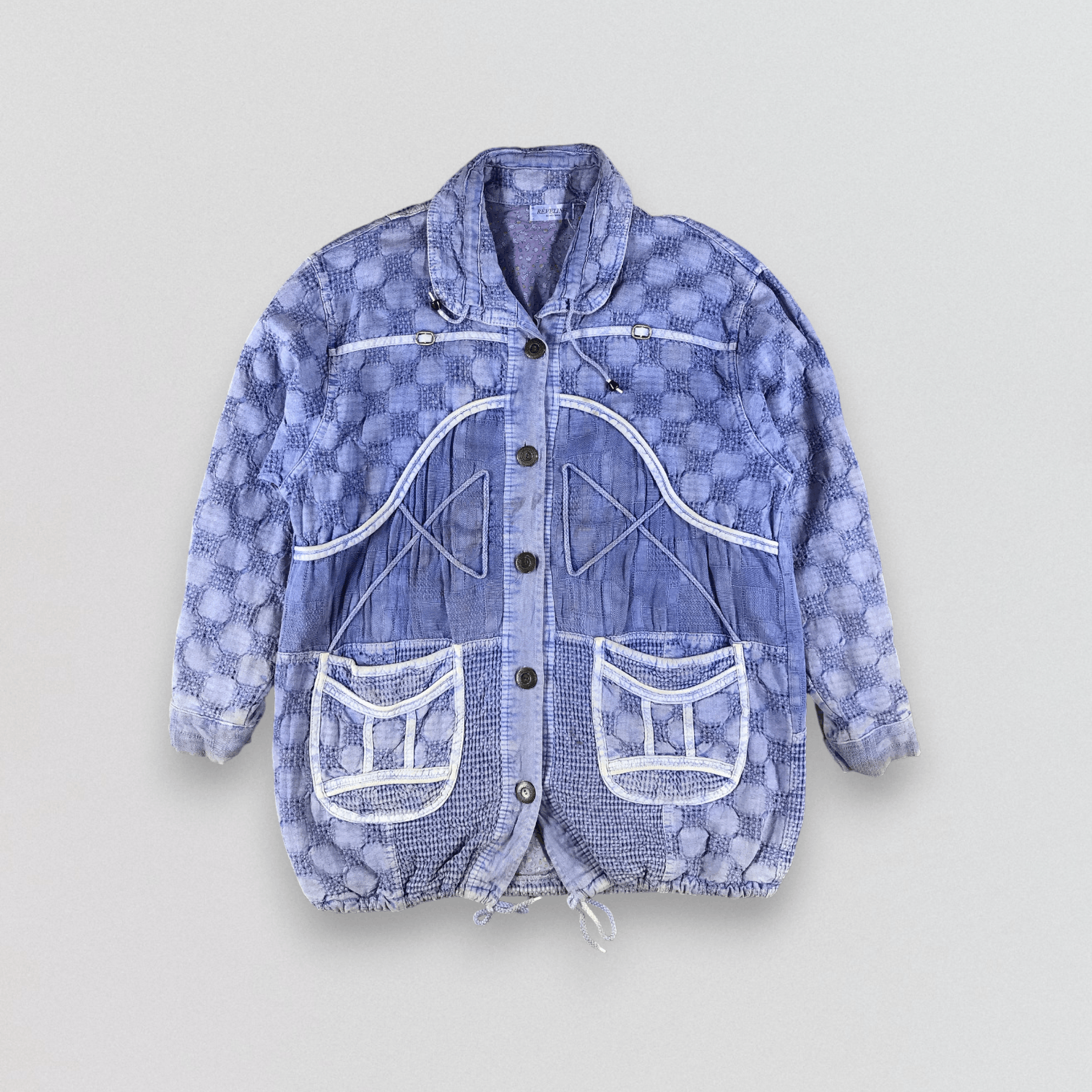 Japanese Brand Vintage Reveline Faded Blue Jacket Size US L / EU 52-54 / 3 - 1 Thumbnail