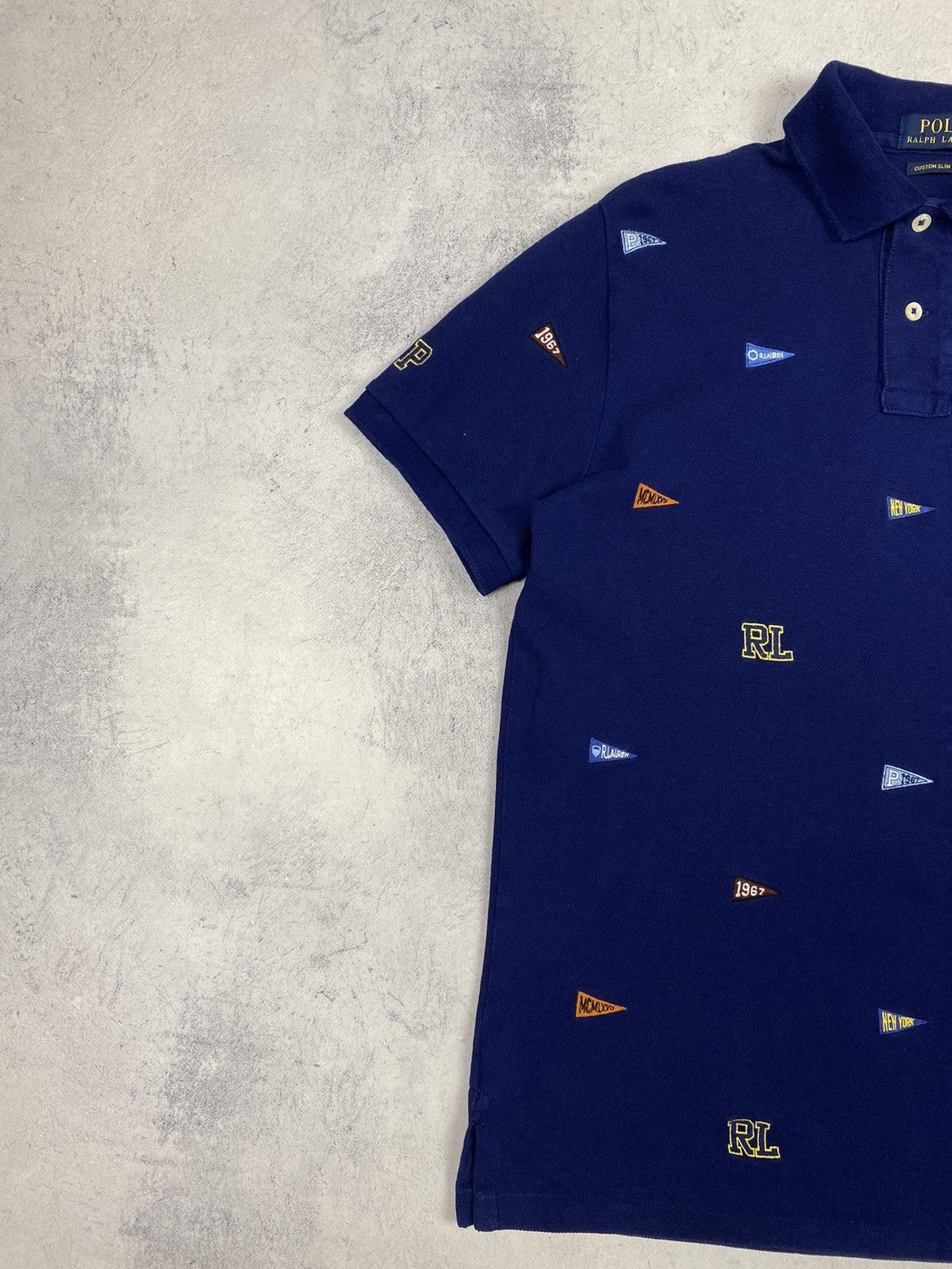 Polo Ralph Lauren Polo Ralph Lauren Designer Monogram Logo T Shirt Size US S / EU 44-46 / 1 - 3 Thumbnail