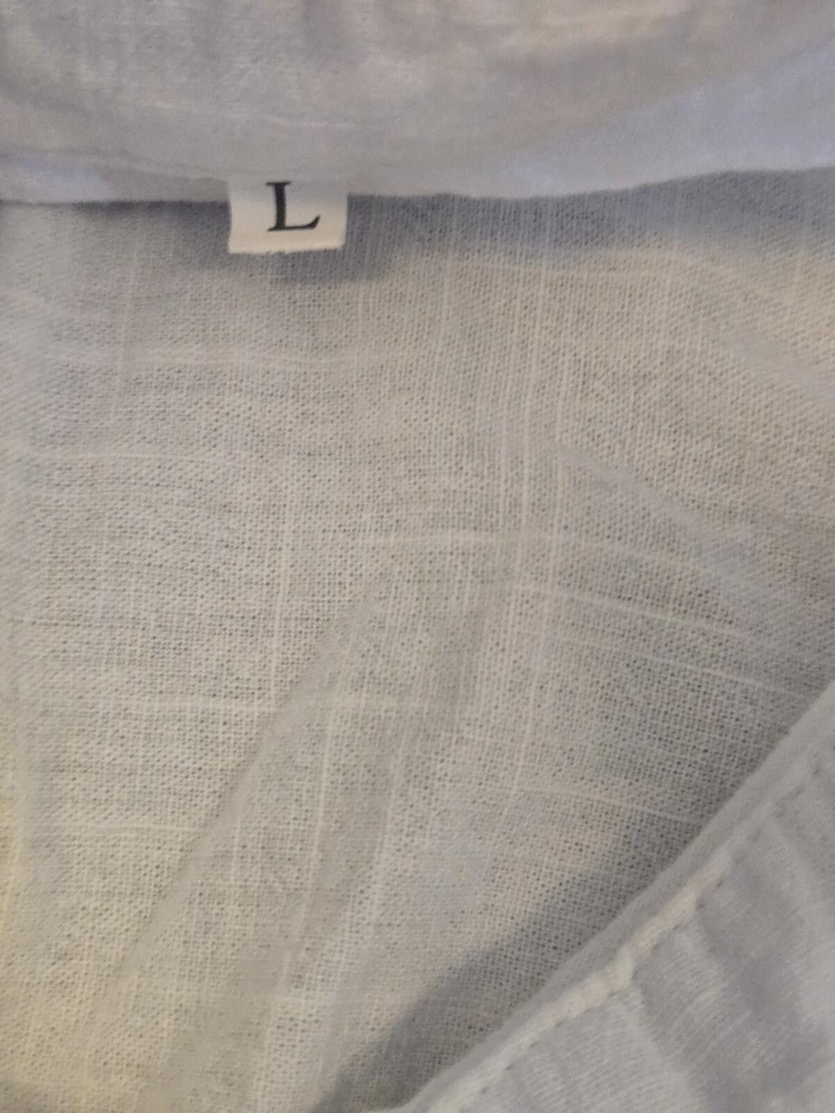 Unknown London Minimalist L Cotton Button-Down Shirt Cleangirl Coastal Size L / US 10 / IT 46 - 7 Thumbnail