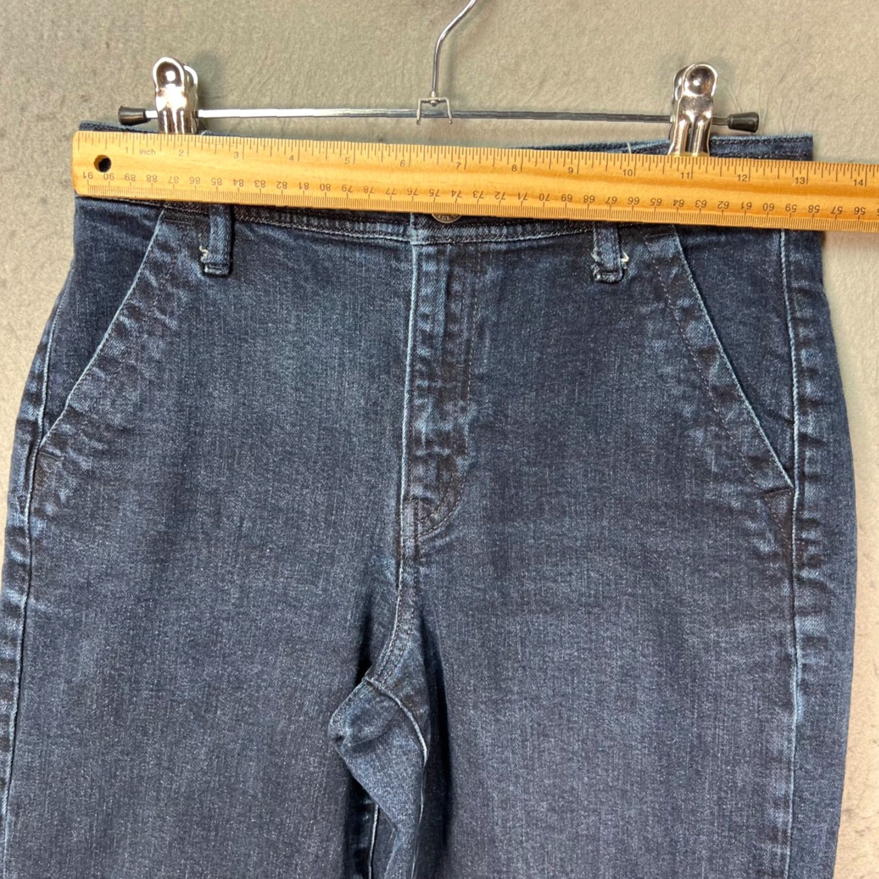 Gap **Womens Gap 1969 Size 26R Dark Wash Denim High Rise Wide Leg Jeans** User: **Gap 1969 Womens Size 26R Dark Wash Denim High Rise Wide Leg Jeans** Size 26" / US 2 / IT 38 - 5 Thumbnail
