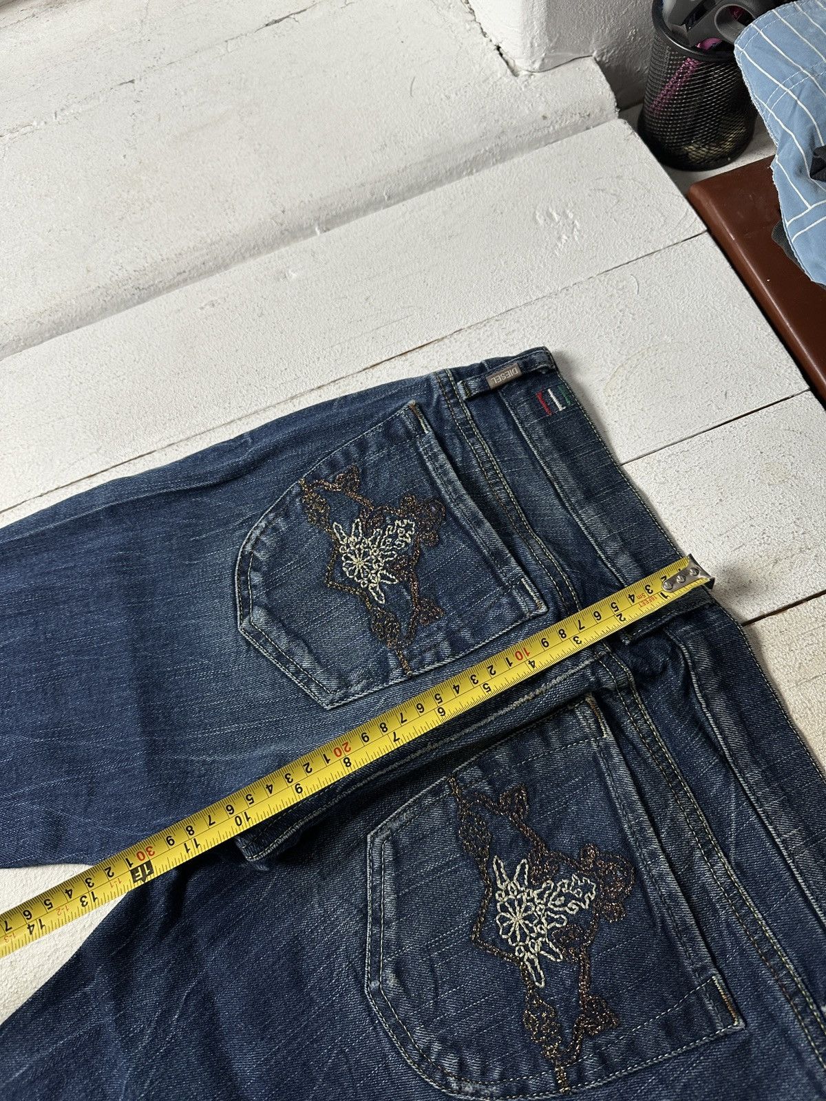 Diesel 🚨Gothic Diesel Regular Slim relax Flared Jeans Womens Size 28" / US 6 / IT 42 - 14 Thumbnail