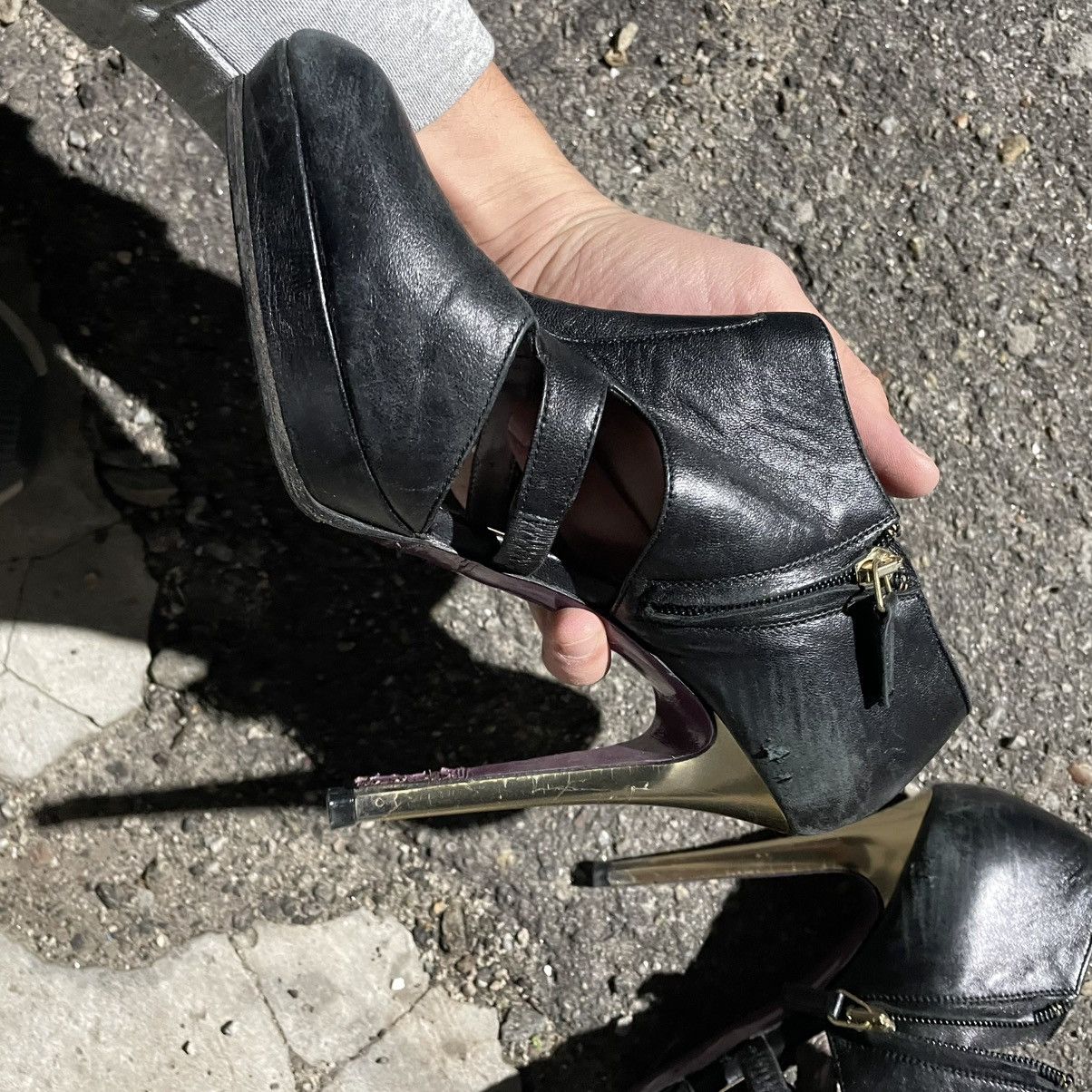 Versace Versace Leather Vintage Medusa Luxury Y2K Heels Ankle Boots Size US 9 / IT 39 - 6 Thumbnail