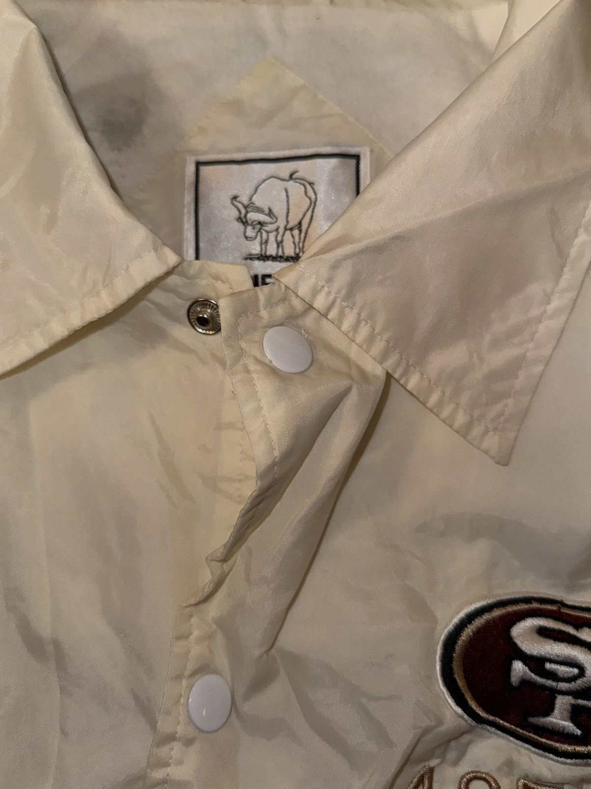 NFL SF 49ers 1990s Vintage Windbreaker Jacket Size US L / EU 52-54 / 3 - 6 Thumbnail