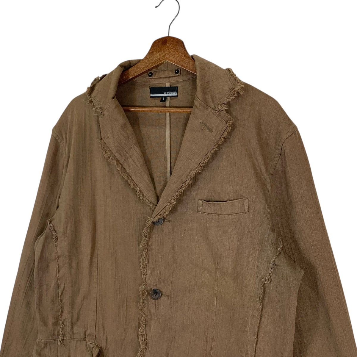In The Attic Vintage In The Attic Cotton Button Jacket Size US L / EU 52-54 / 3 - 4 Thumbnail