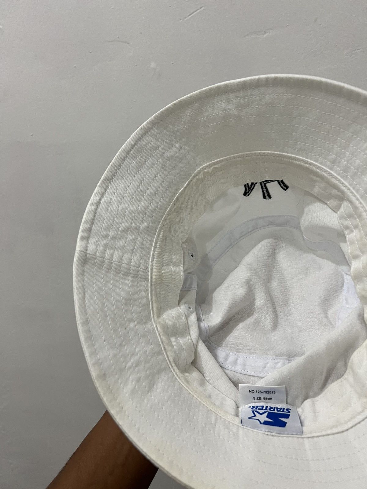 Japanese Brand Starter White Bucket Hat Size ONE SIZE - 13 Thumbnail
